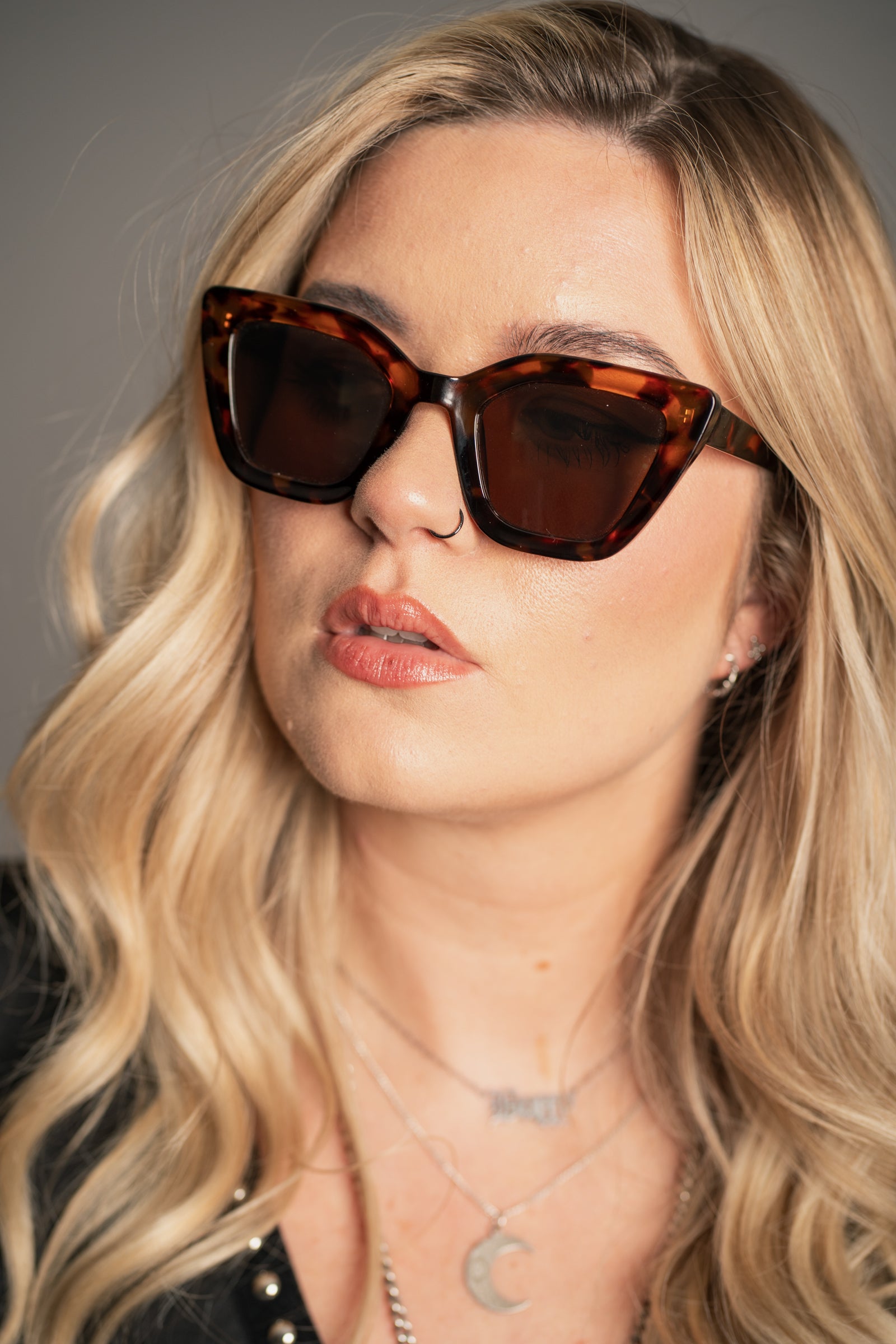 Cindy Tortoiseshell Cat Eye Sunglasses