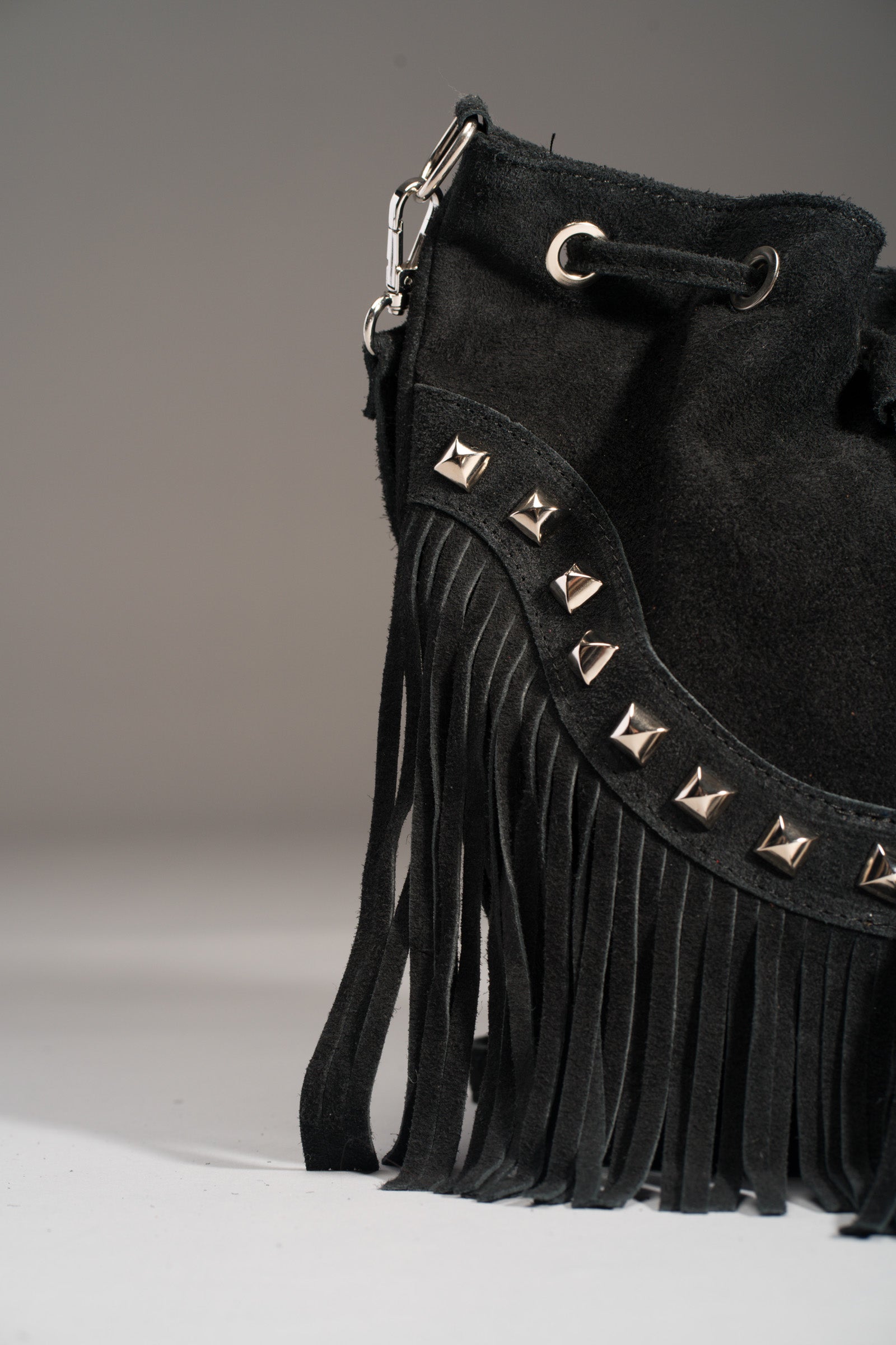 Nevada Black Bucket Bag