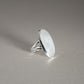 Sterling Silver Oval Moonstone Ring