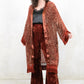 Heartbreaker Rust Devore Kimono
