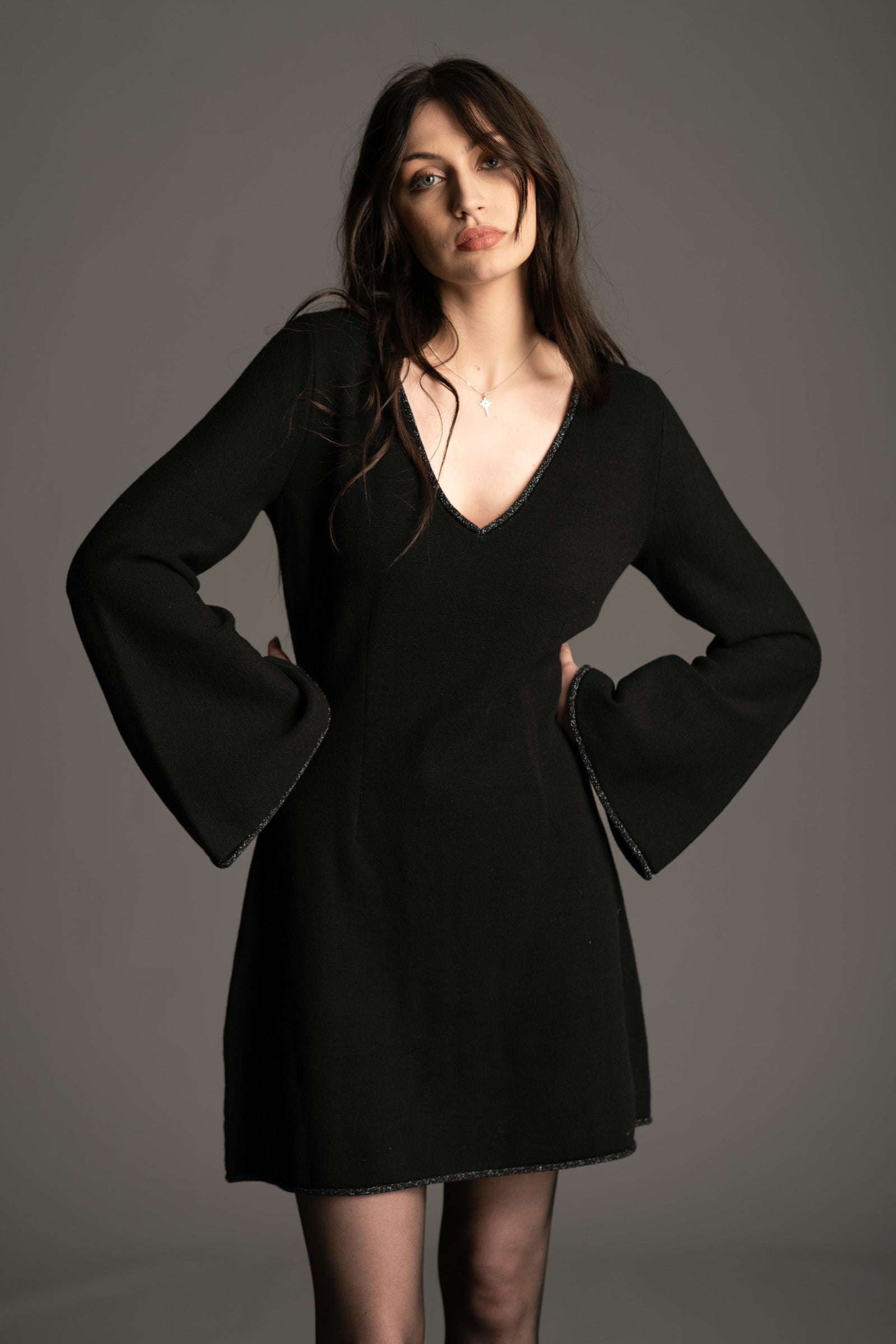 Equinox Black Knit Dress