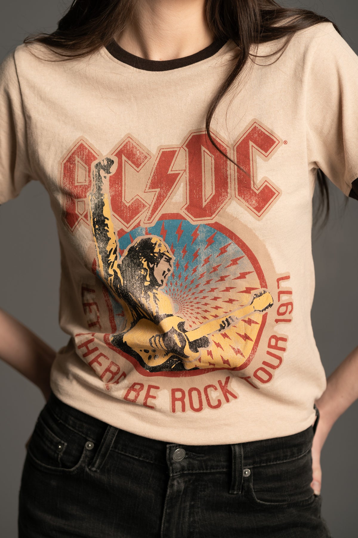 AC/DC '77 Tour Women's Band Tee | Little Lies