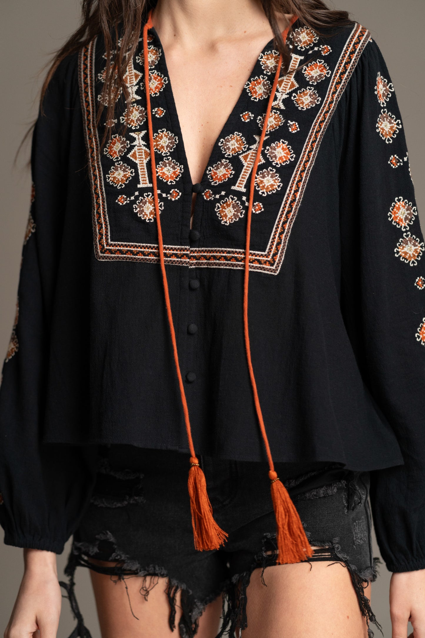 Anita Embroidered Top