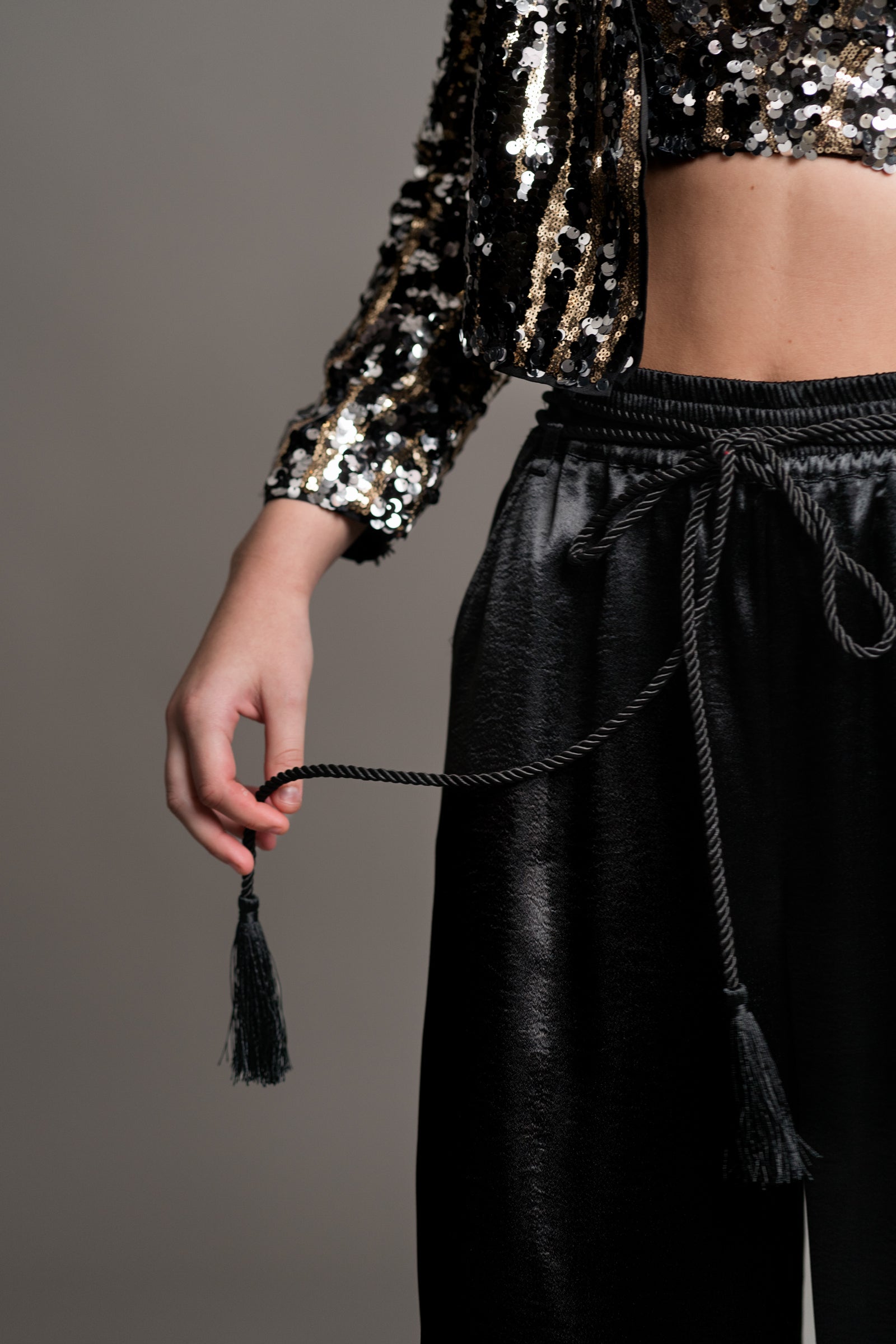 Hypnotised Satin Wide Leg Trousers