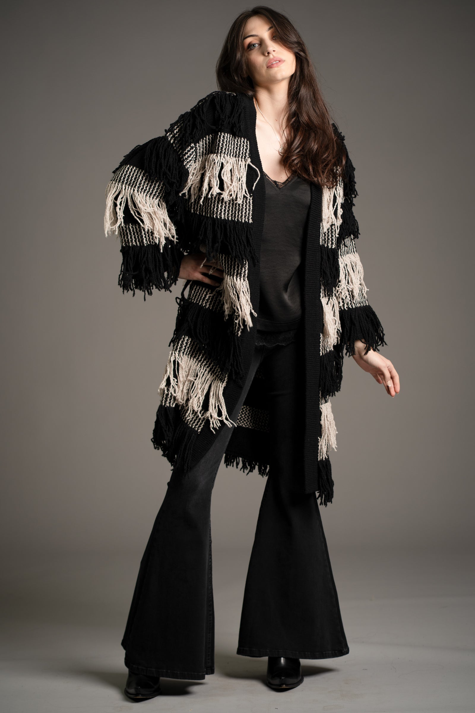 Desperado Shaggy Cardigan | Little Lies