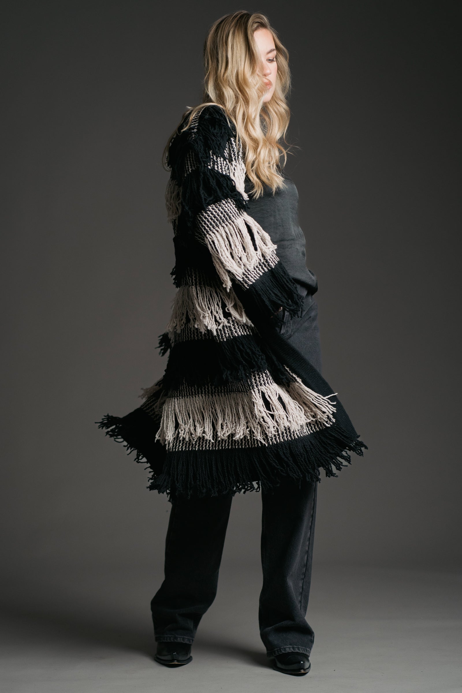 Desperado Shaggy Cardigan | Little Lies