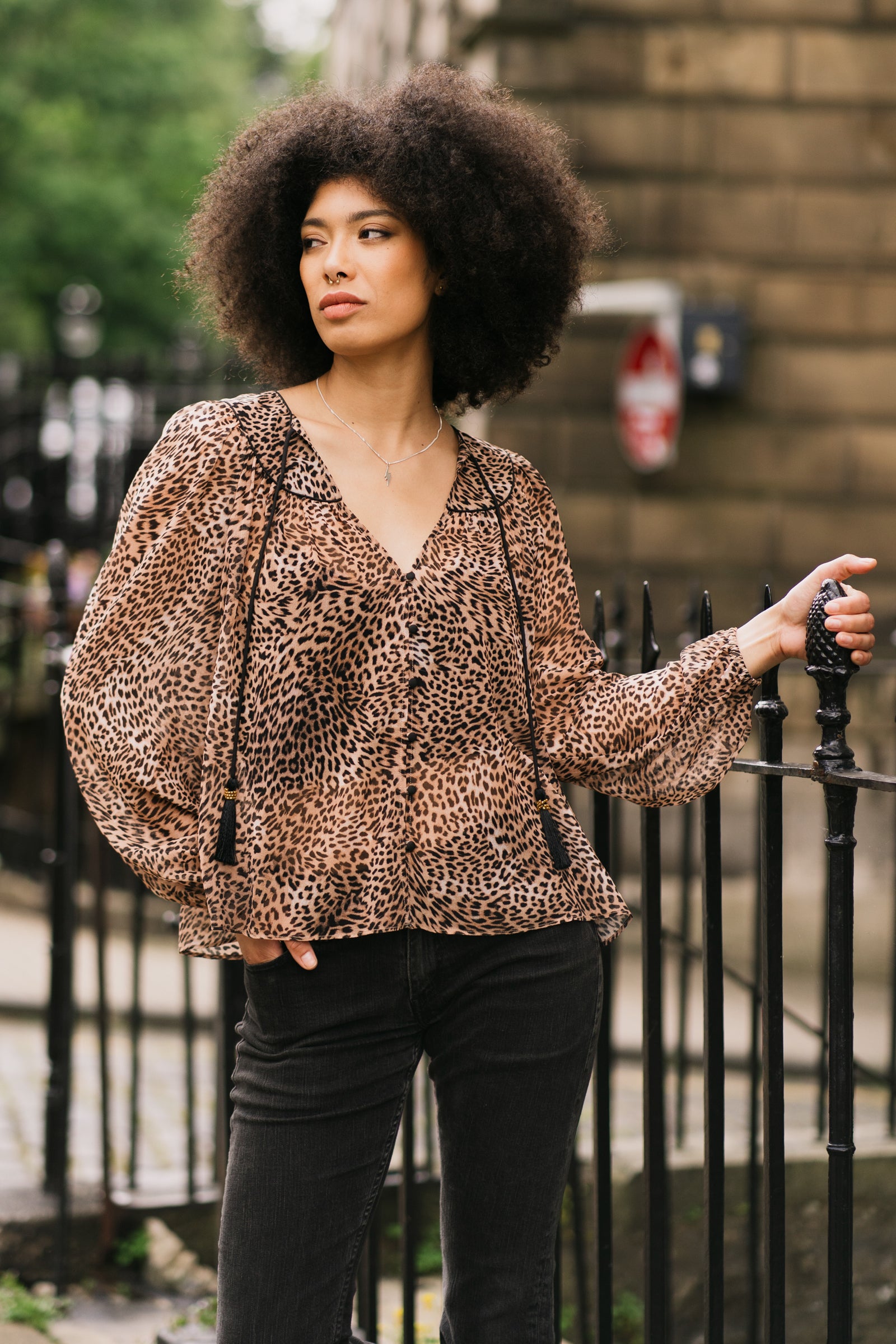 Dream On Leopard Top