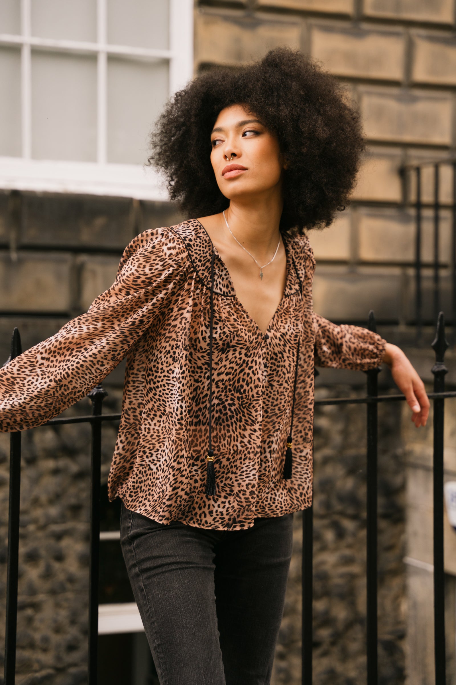 Dream On Leopard Top