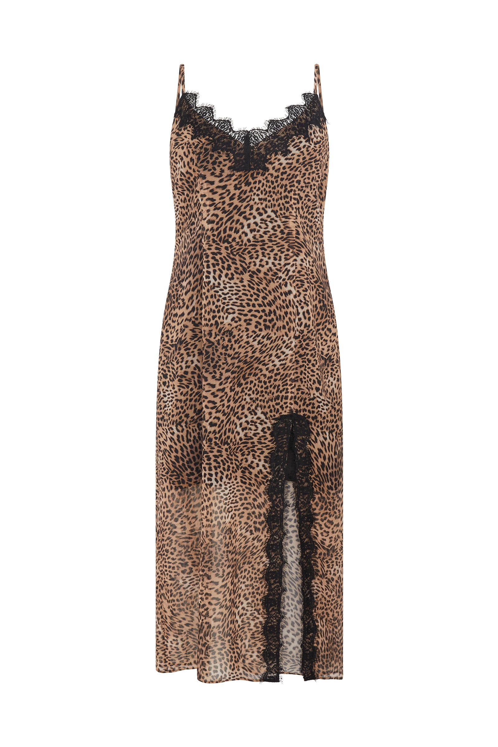 Dream On Leopard Boho Slip Dress Little Lies