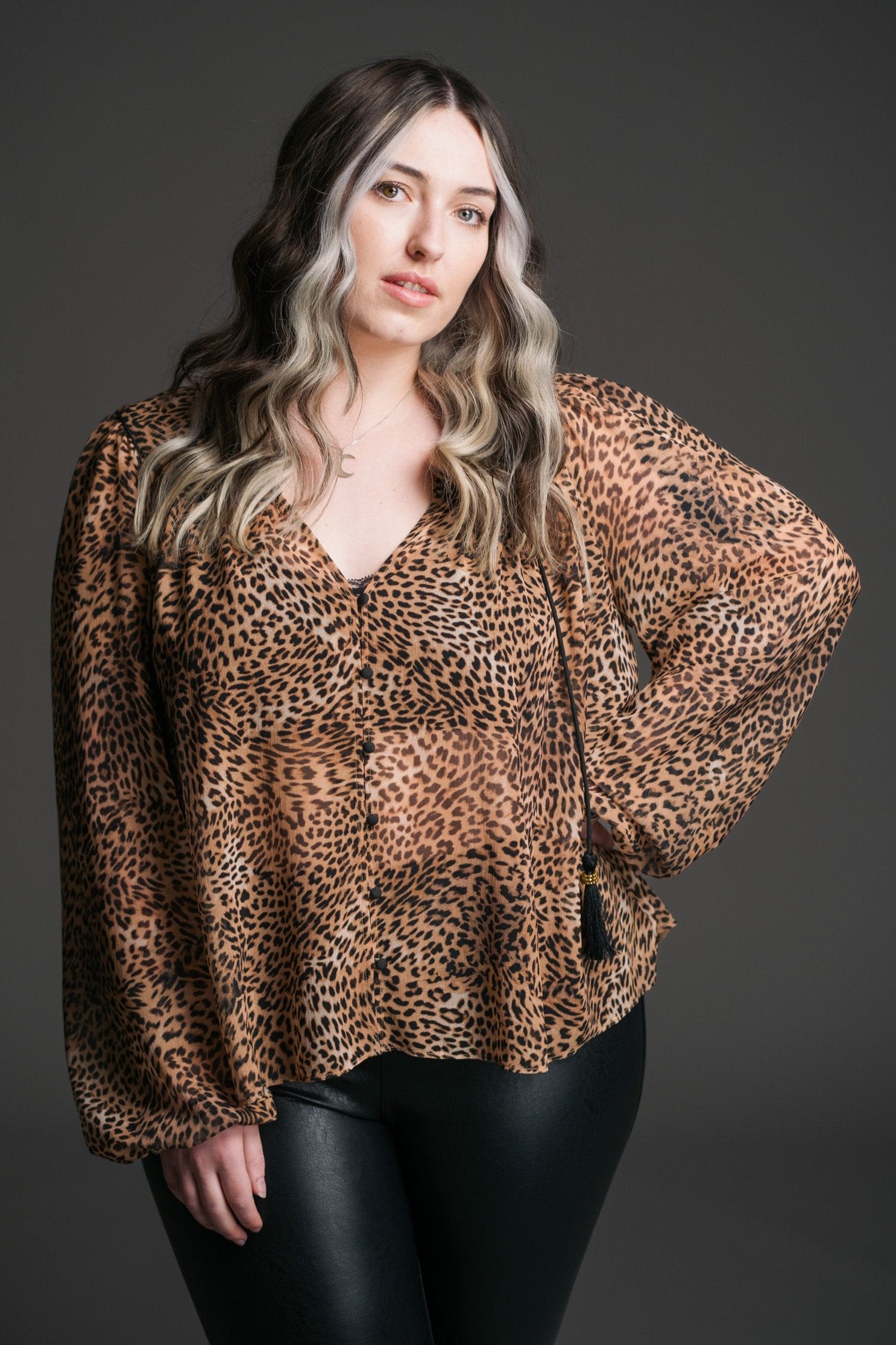 Dream On Leopard Top