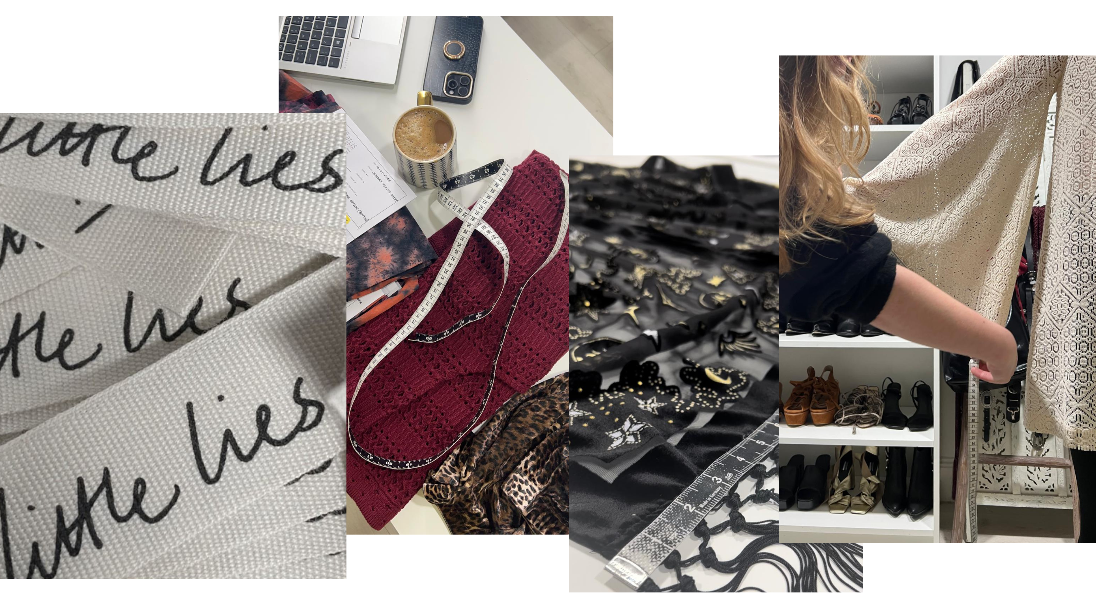 Little Lies Exclusive Own Label, Design, Fit sessions and QC. 