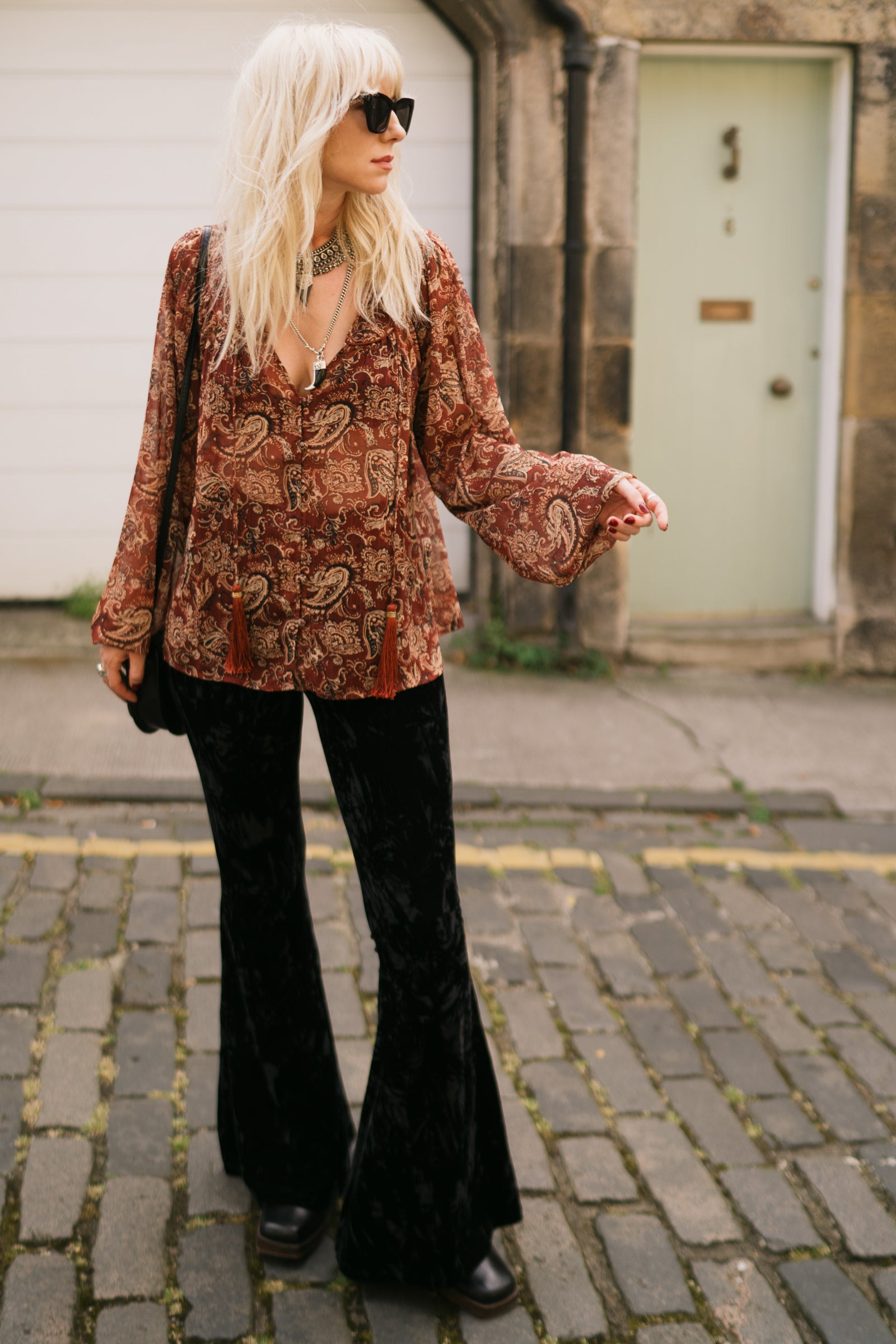 Gold Dust Paisley Top