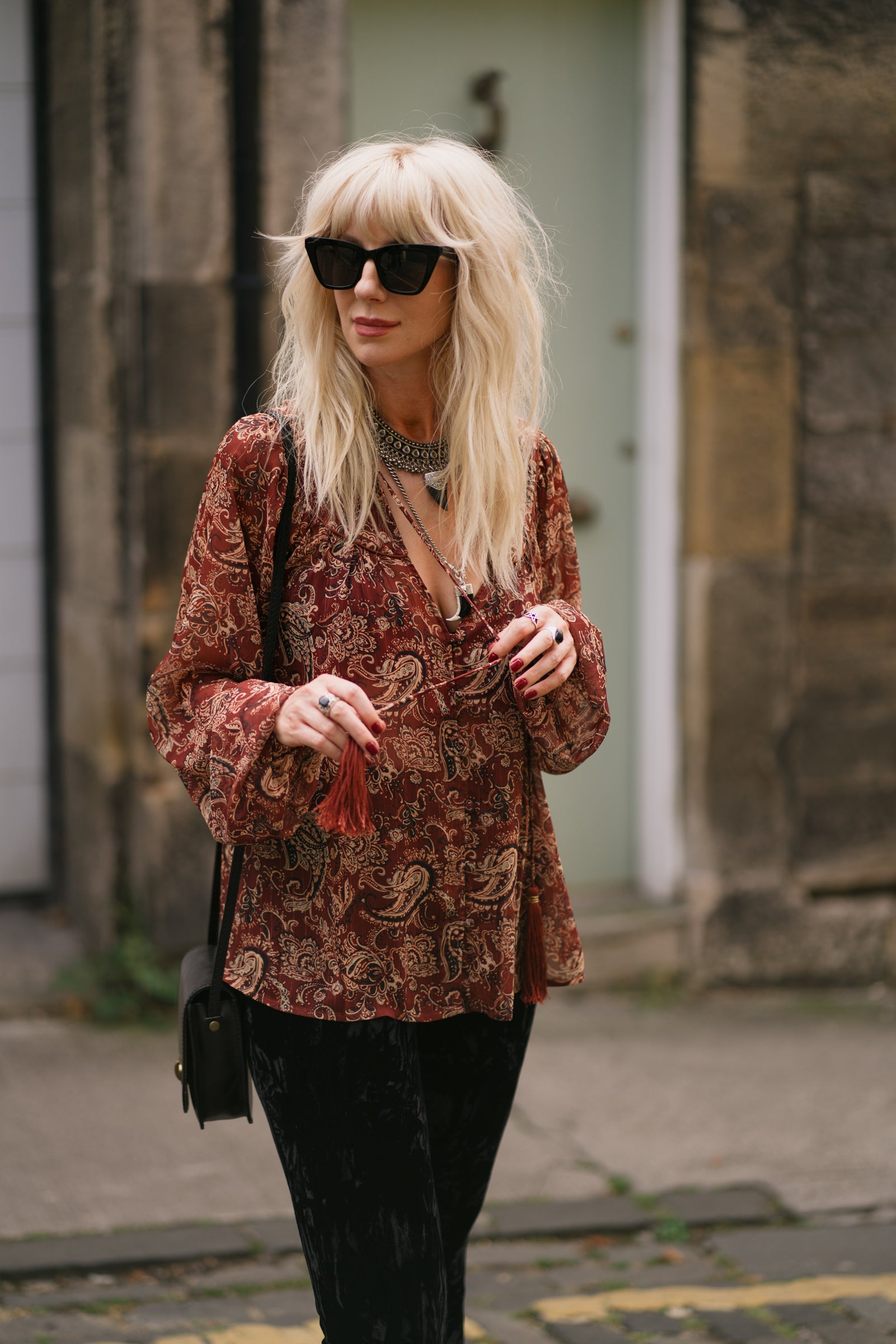 Gold Dust Paisley Top