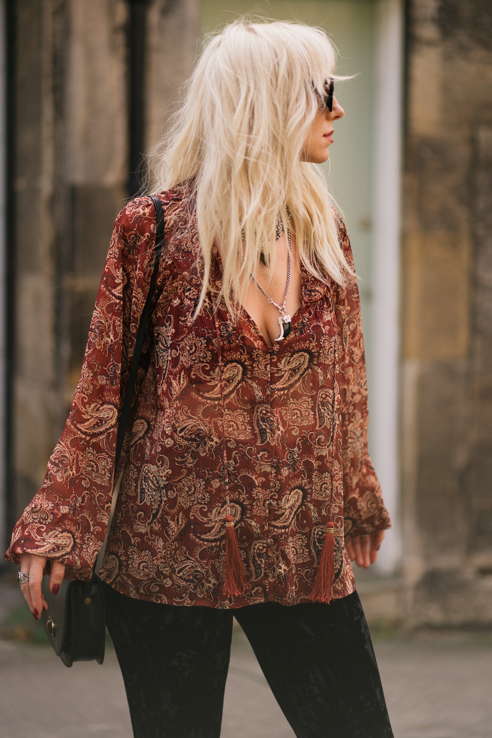 Gold Dust Paisley Top