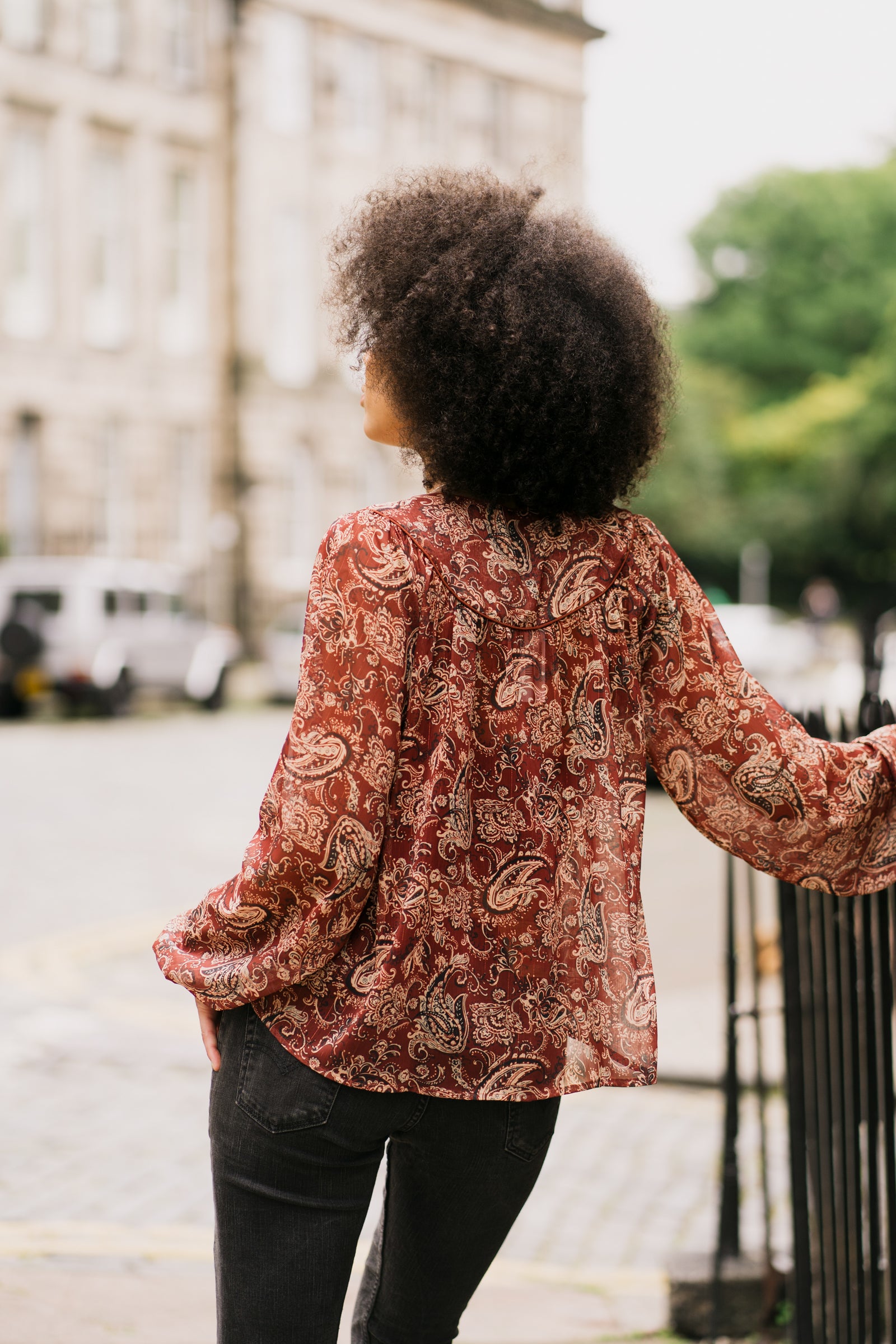 Gold Dust Paisley Top