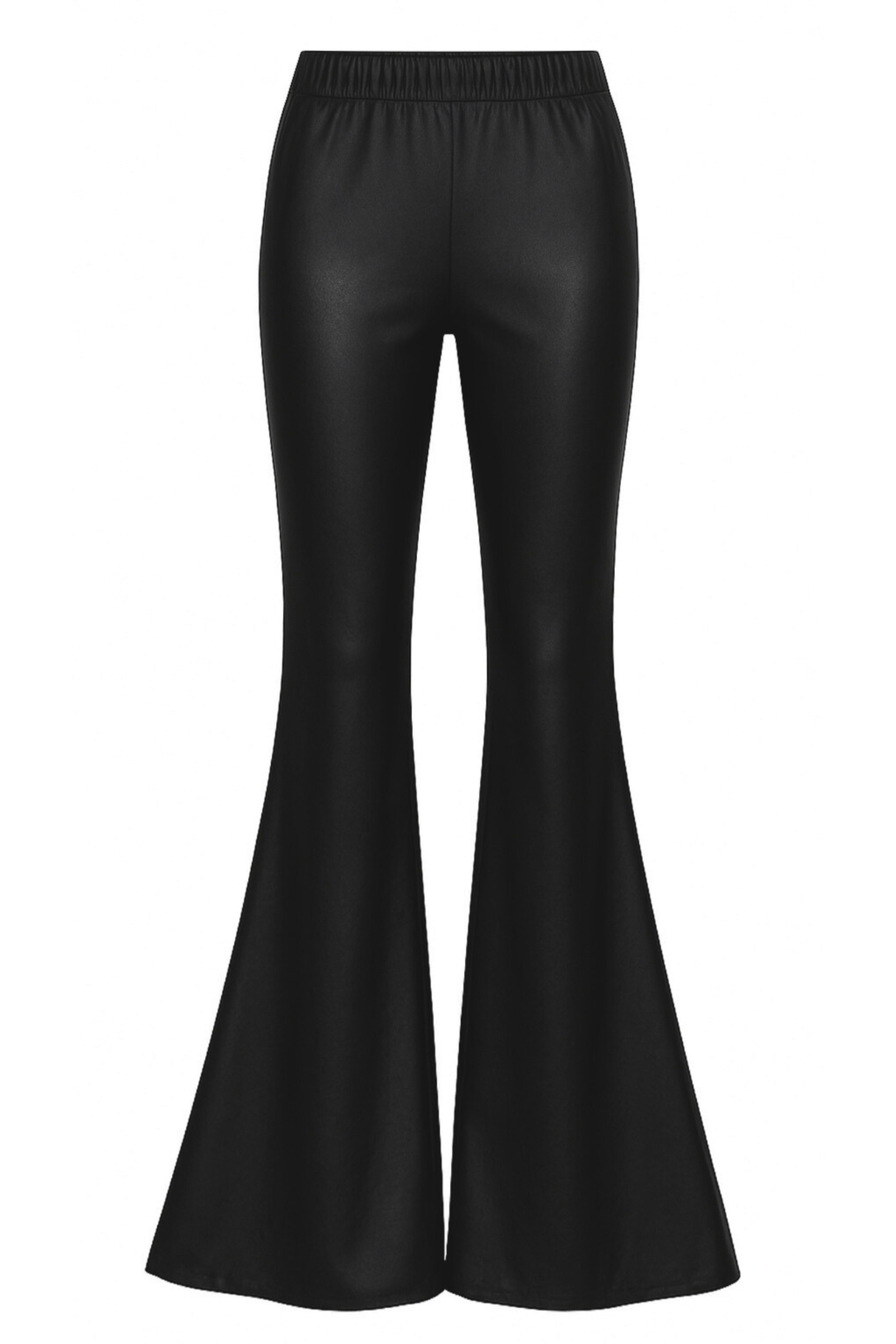Hendrix Faux Leather 70s Flares | Little Lies