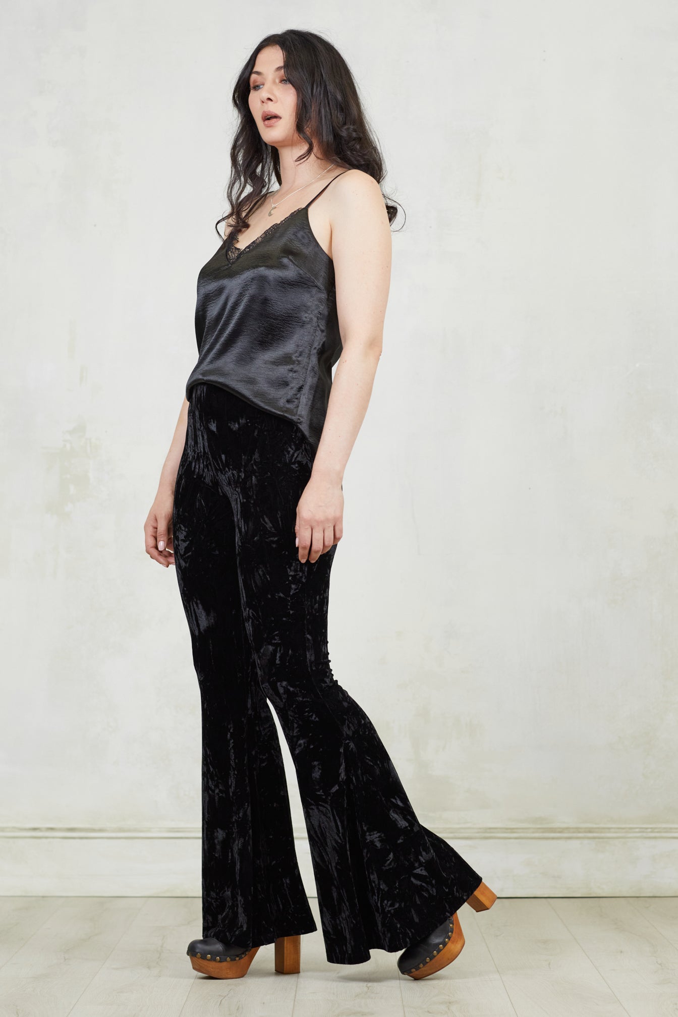 All about our Classic Black Velvet Flares