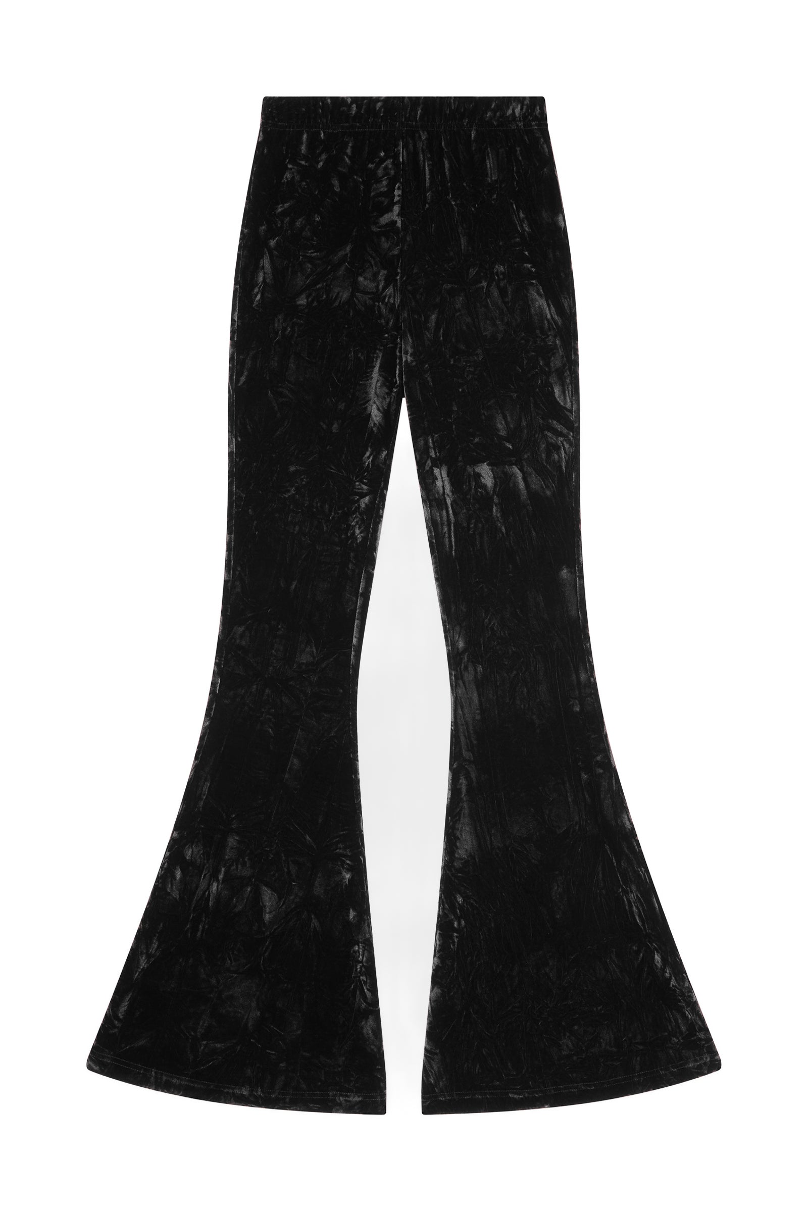 Hendrix Black Crushed Velvet Flares