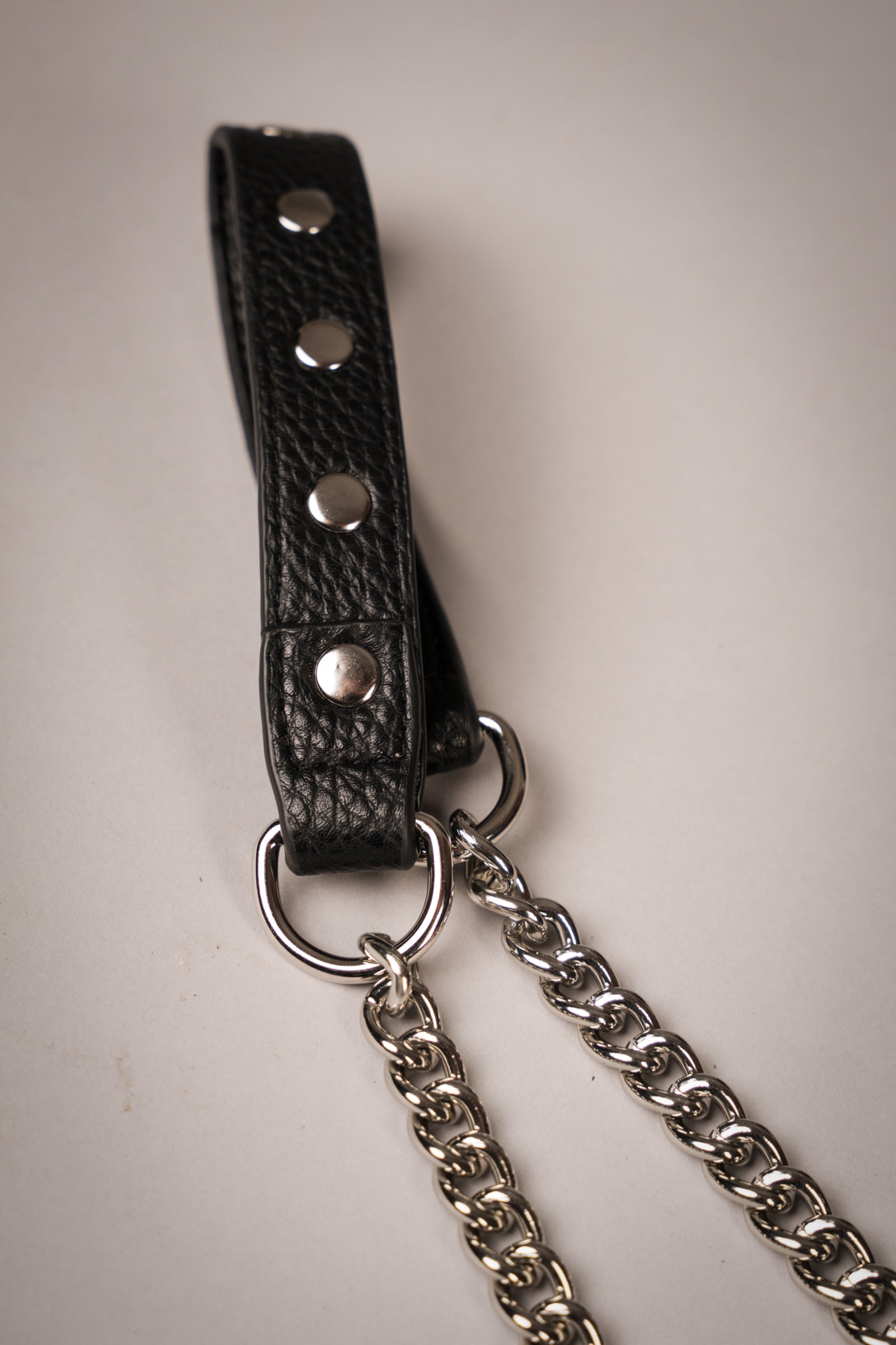 Leo Black Studded Box Bag