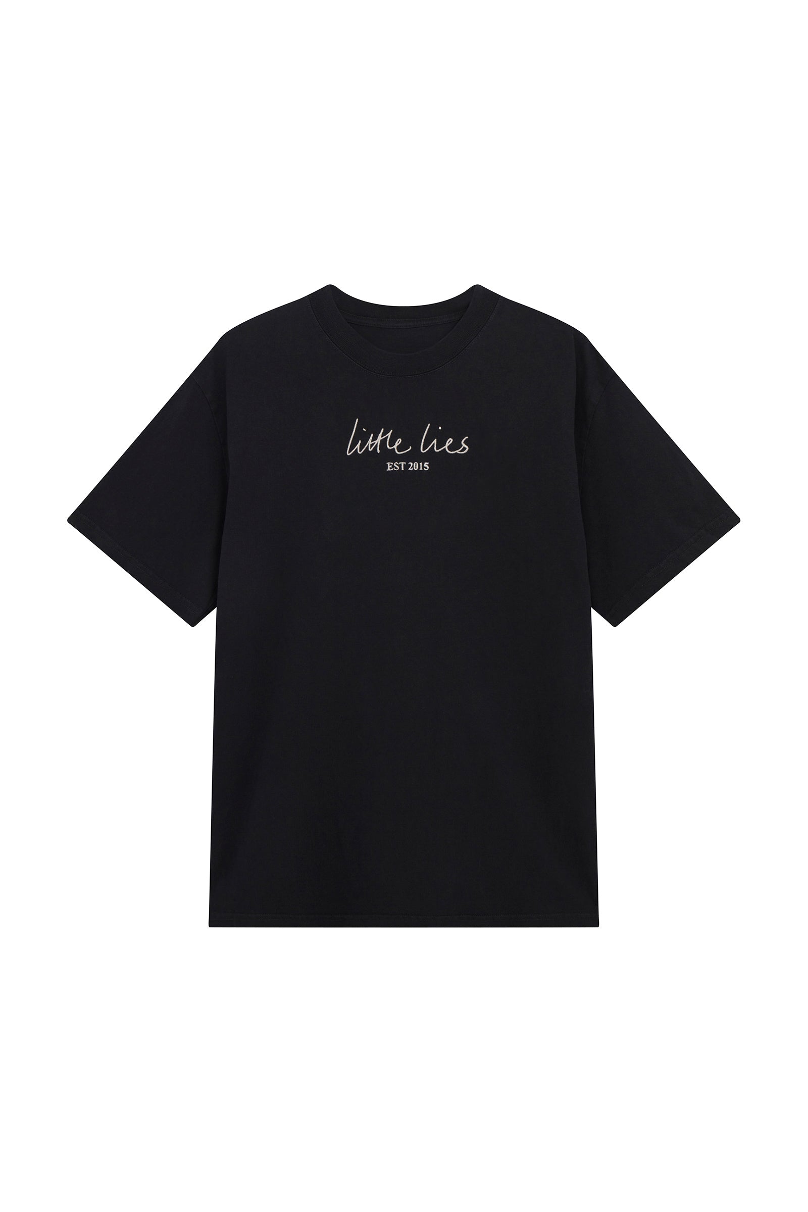 Little Lies Faded Black Tee