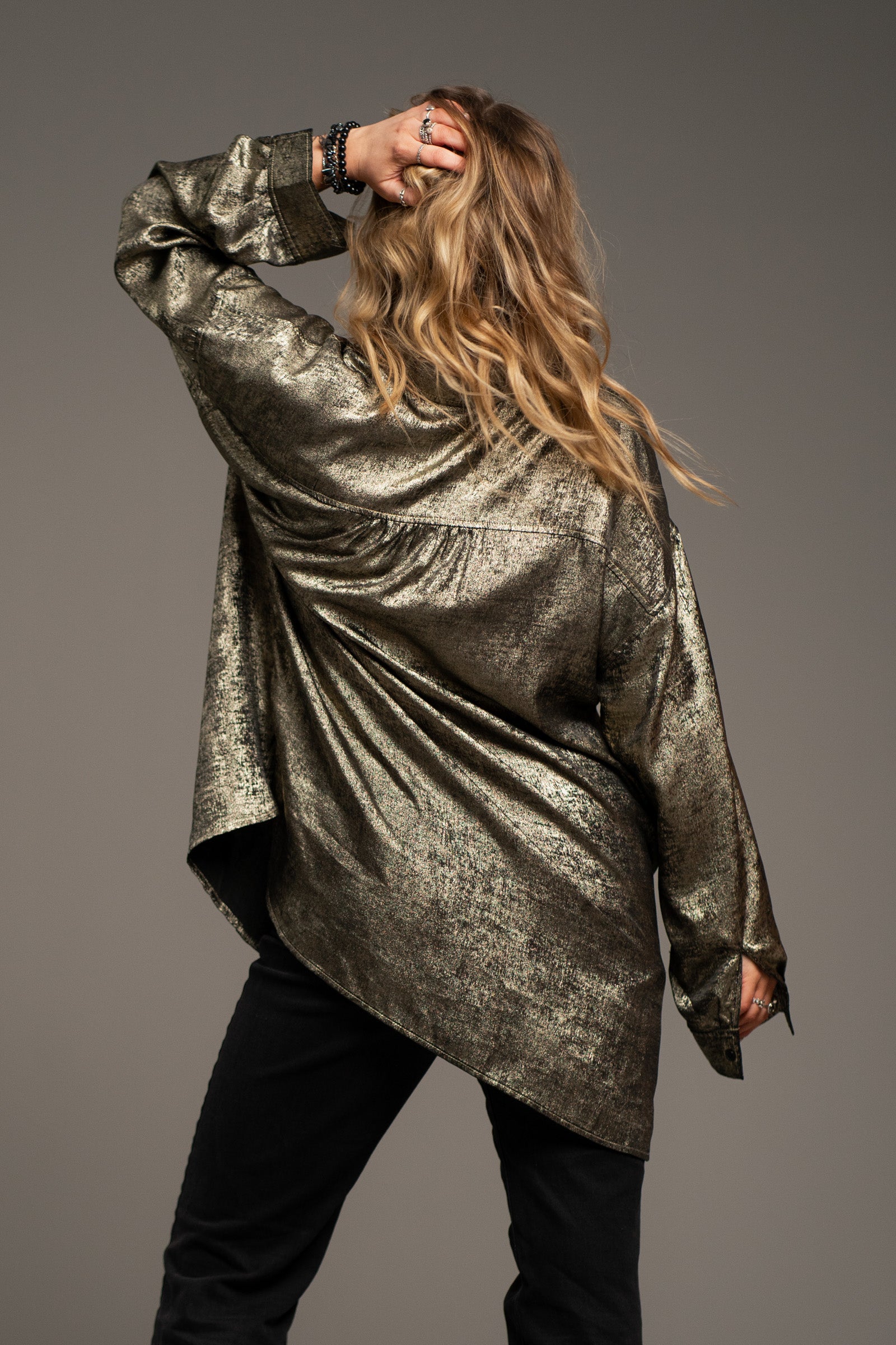 Luna Metallic Shirt