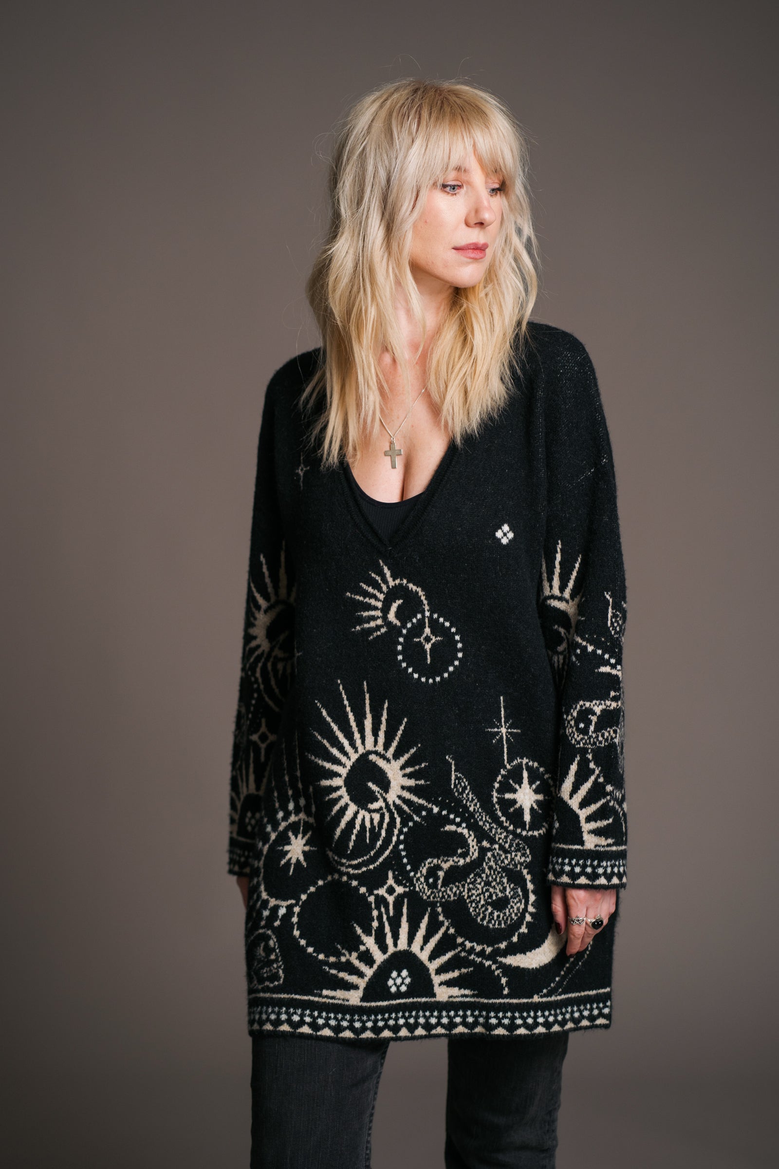 Midnight Tattoo Knit