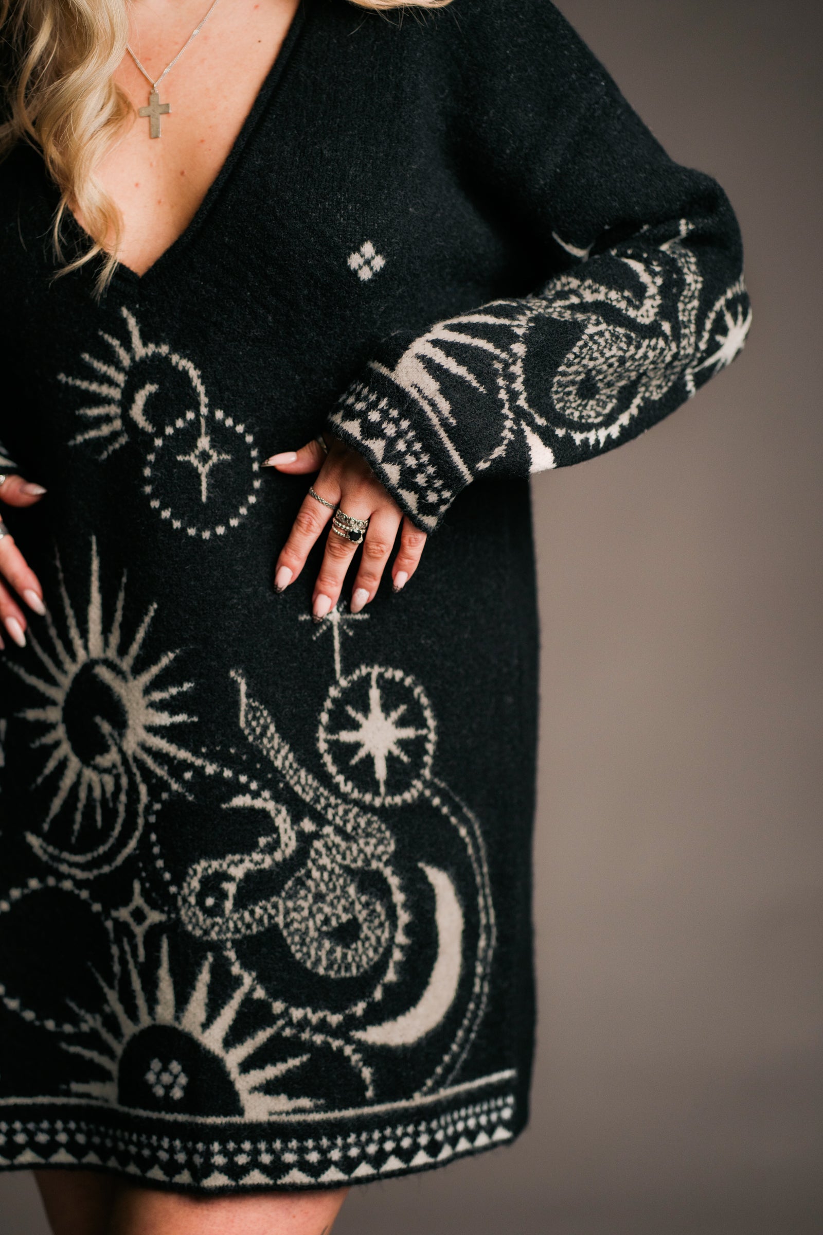 Midnight Tattoo Knit