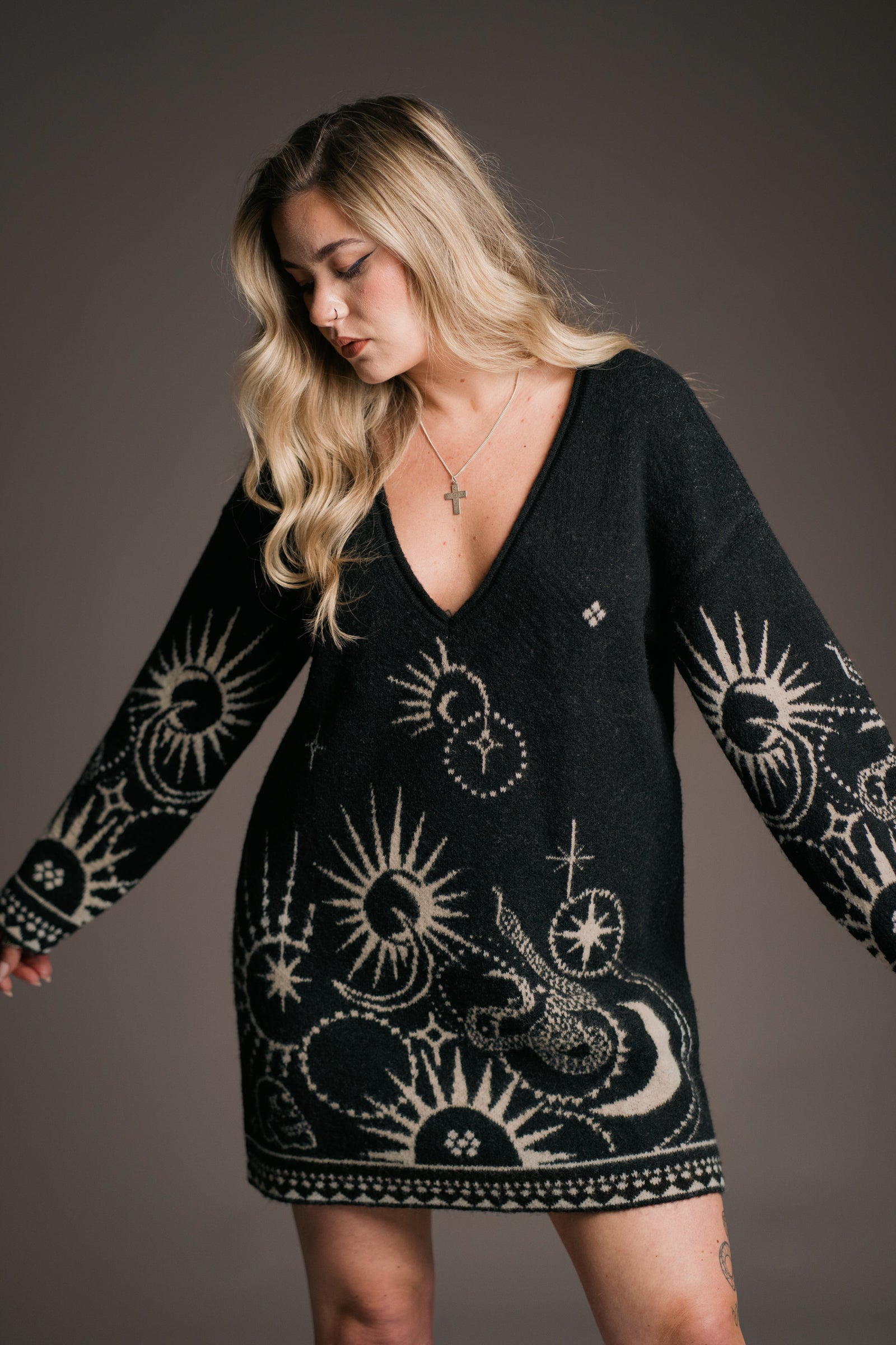 Midnight Tattoo Knit