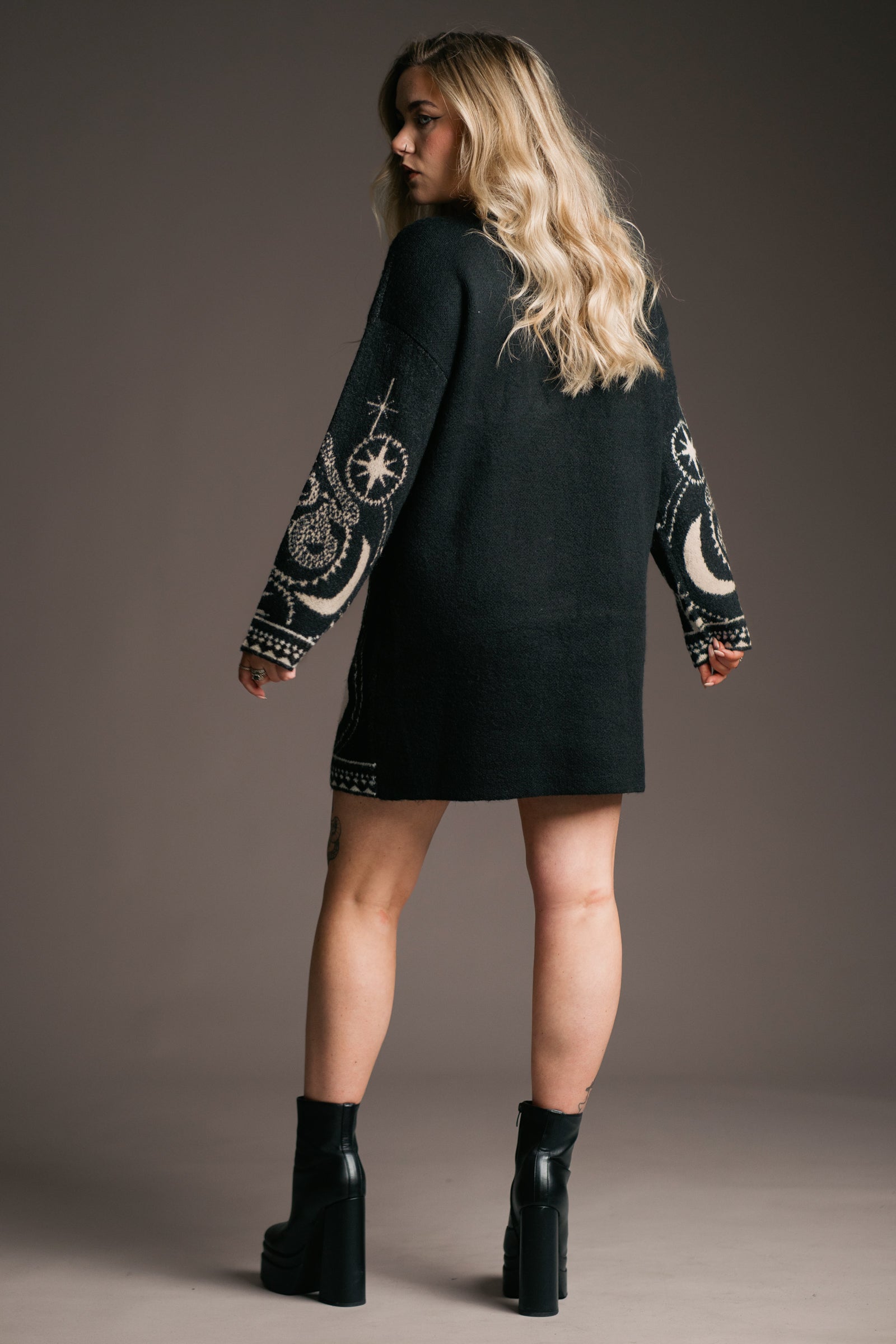 Midnight Tattoo Knit