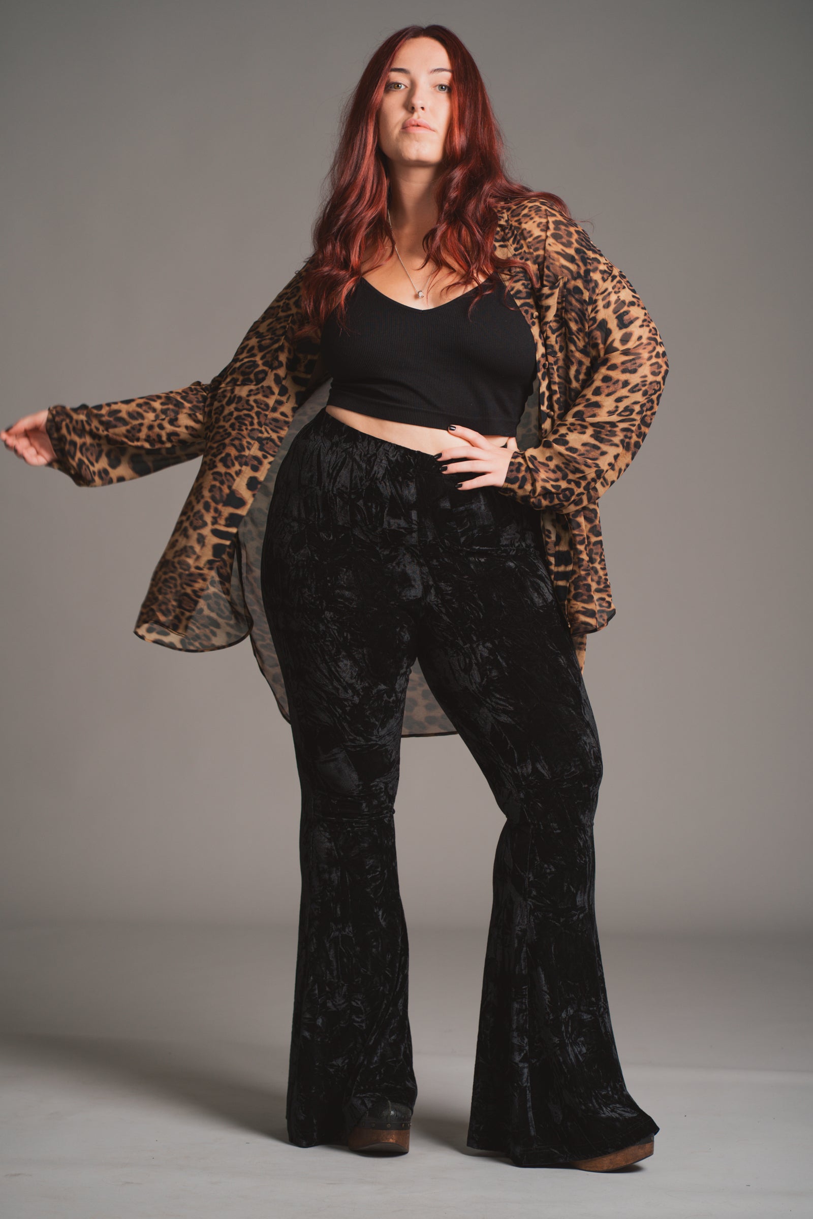 Mosshart Leopard Chiffon Shirt