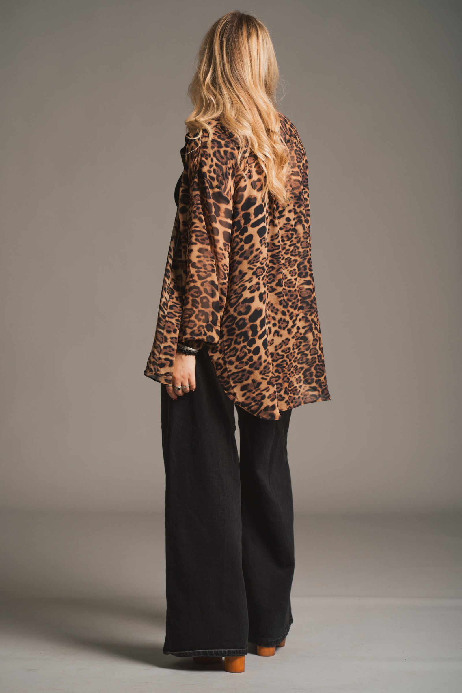 Mosshart Leopard Chiffon Shirt