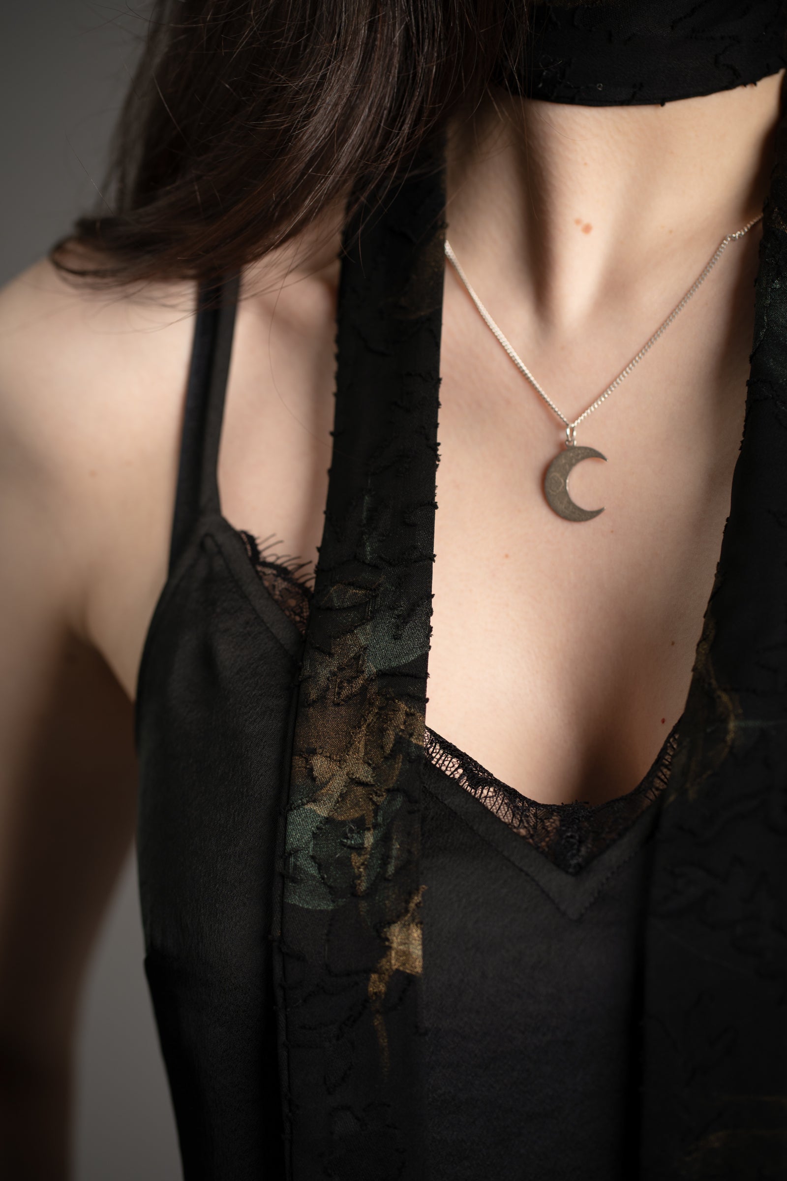 Ophelia Beaded Chiffon Scarf