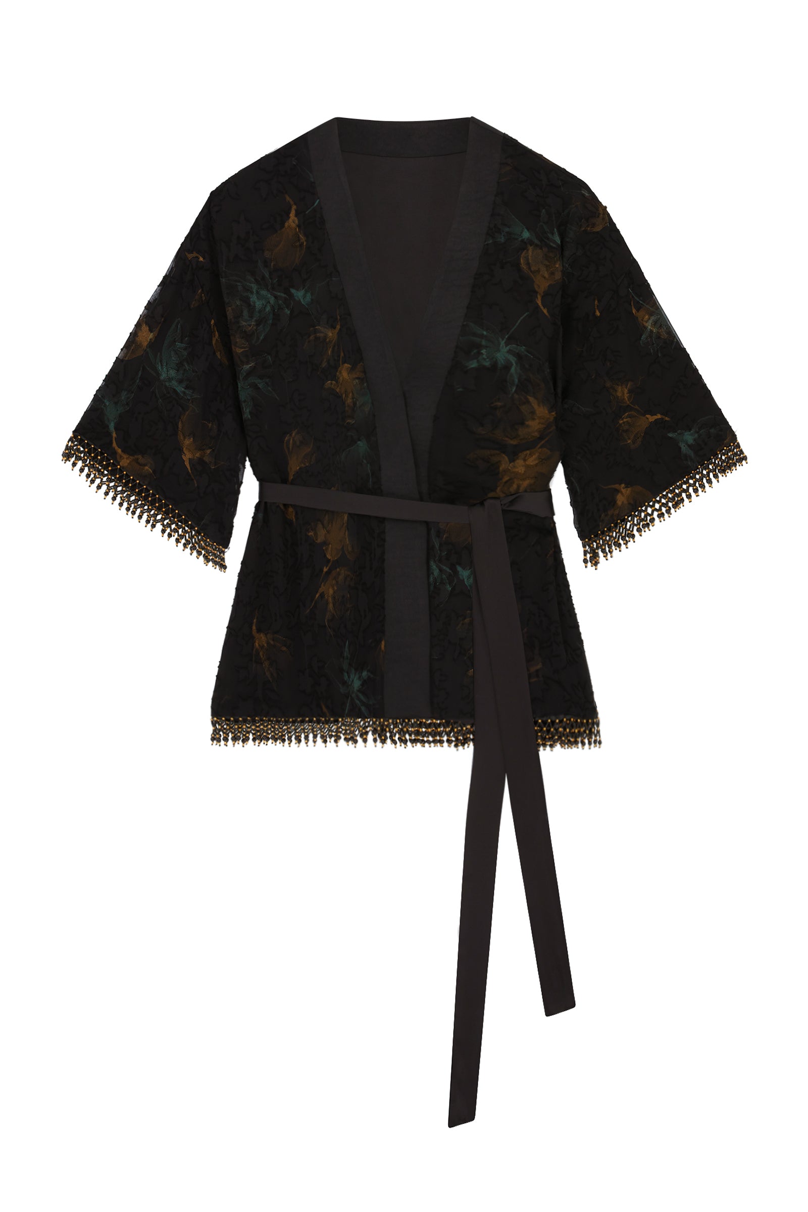 Ophelia Beaded Chiffon Kimono