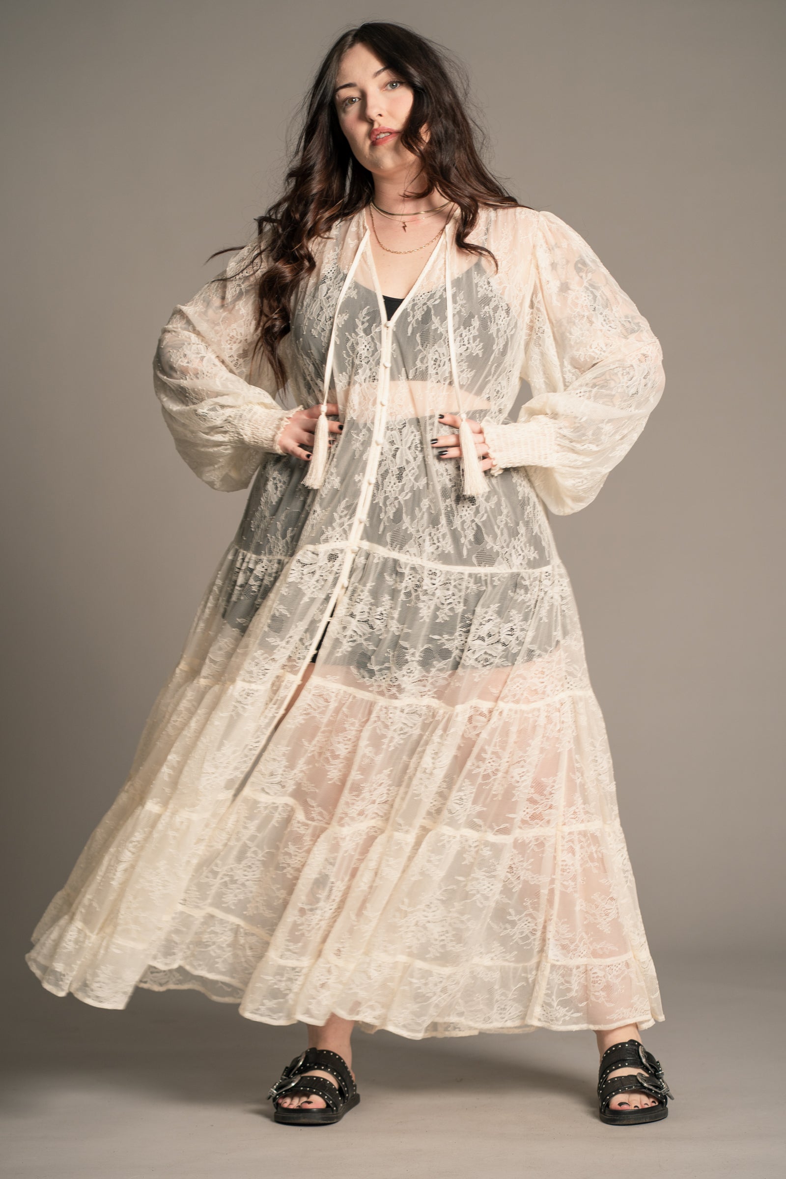 Rhiannon Ivory Maxi Dress