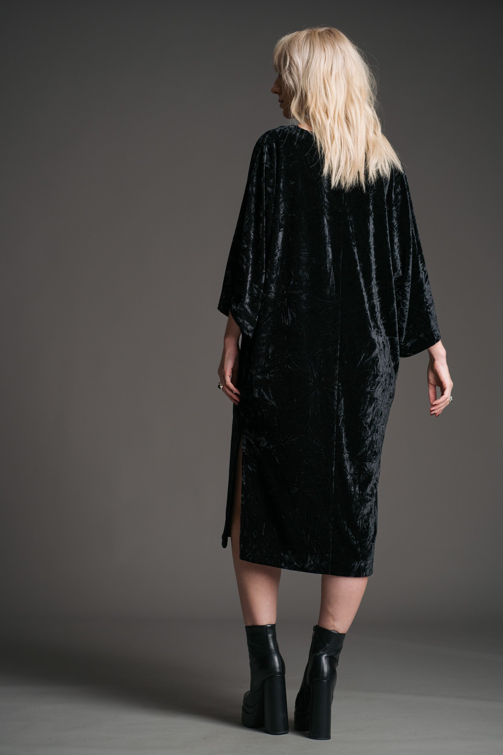 Rumours Velvet Midi Dress