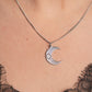 Sterling Silver Crescent Moon Pendant