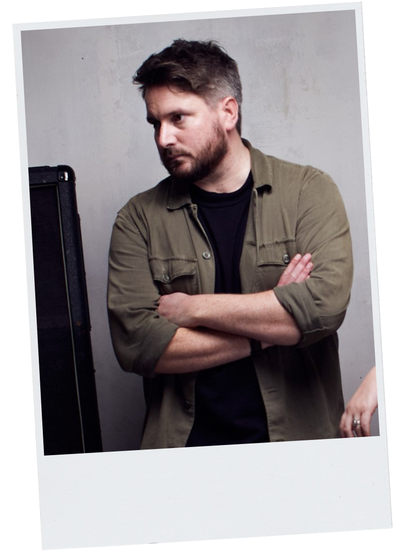 Little Lies Founder Stuart in Khaki Over Shirt