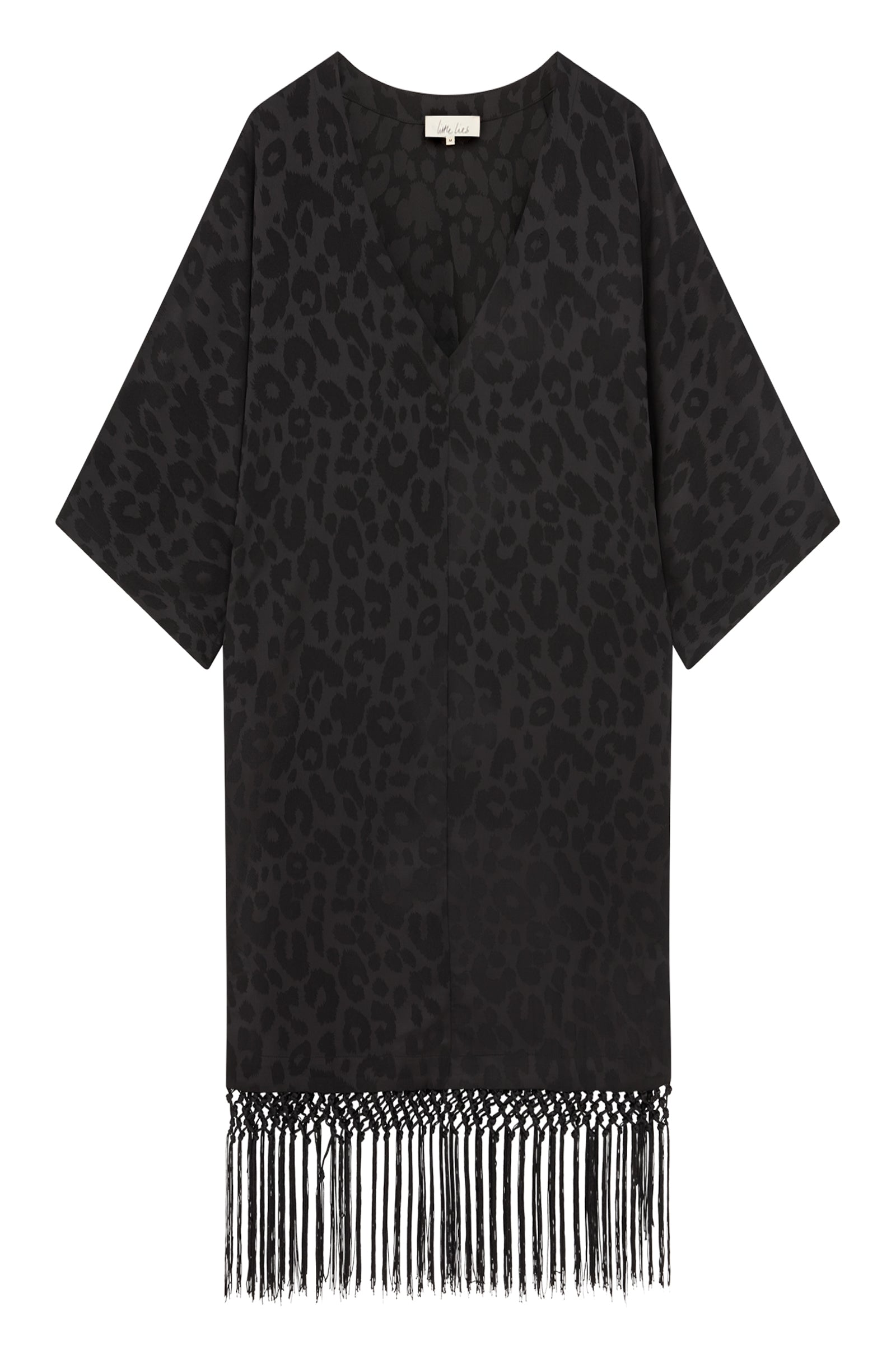 Sweet Emotion Fringed Kimono Dress 