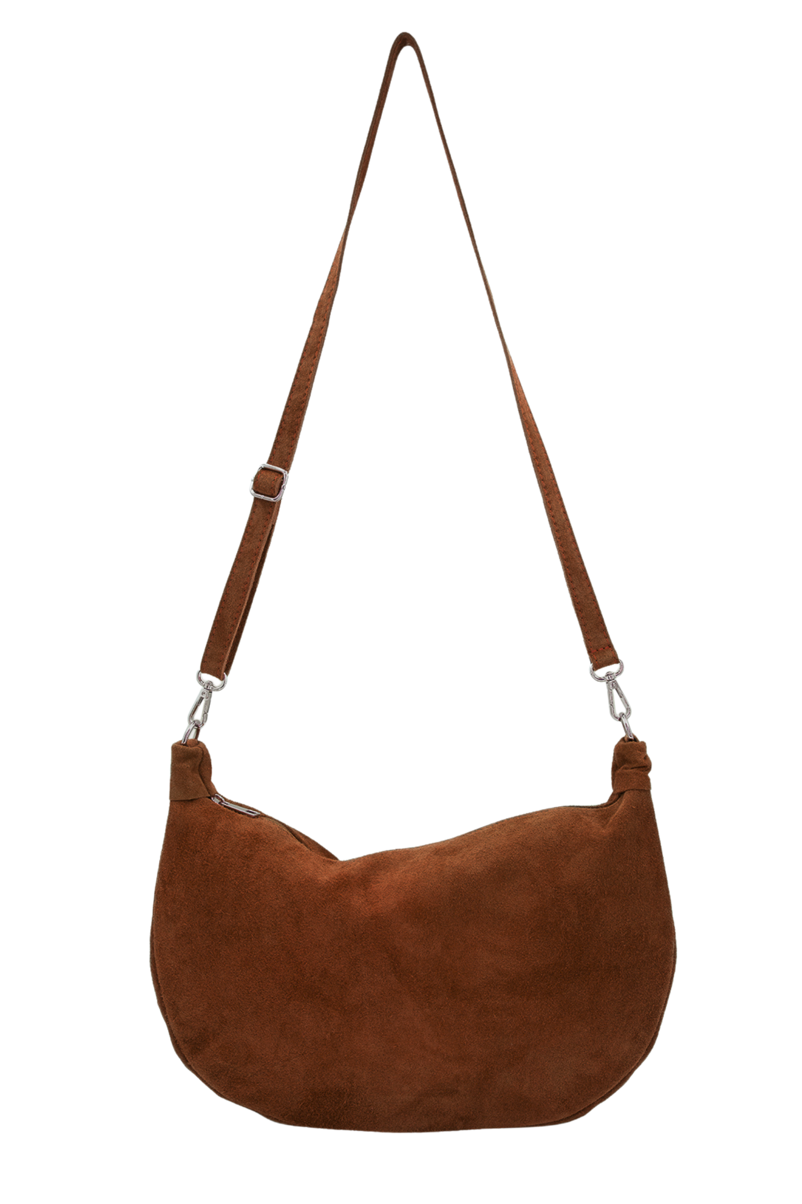 Sienna Tan Genuine Suede Sling Bag