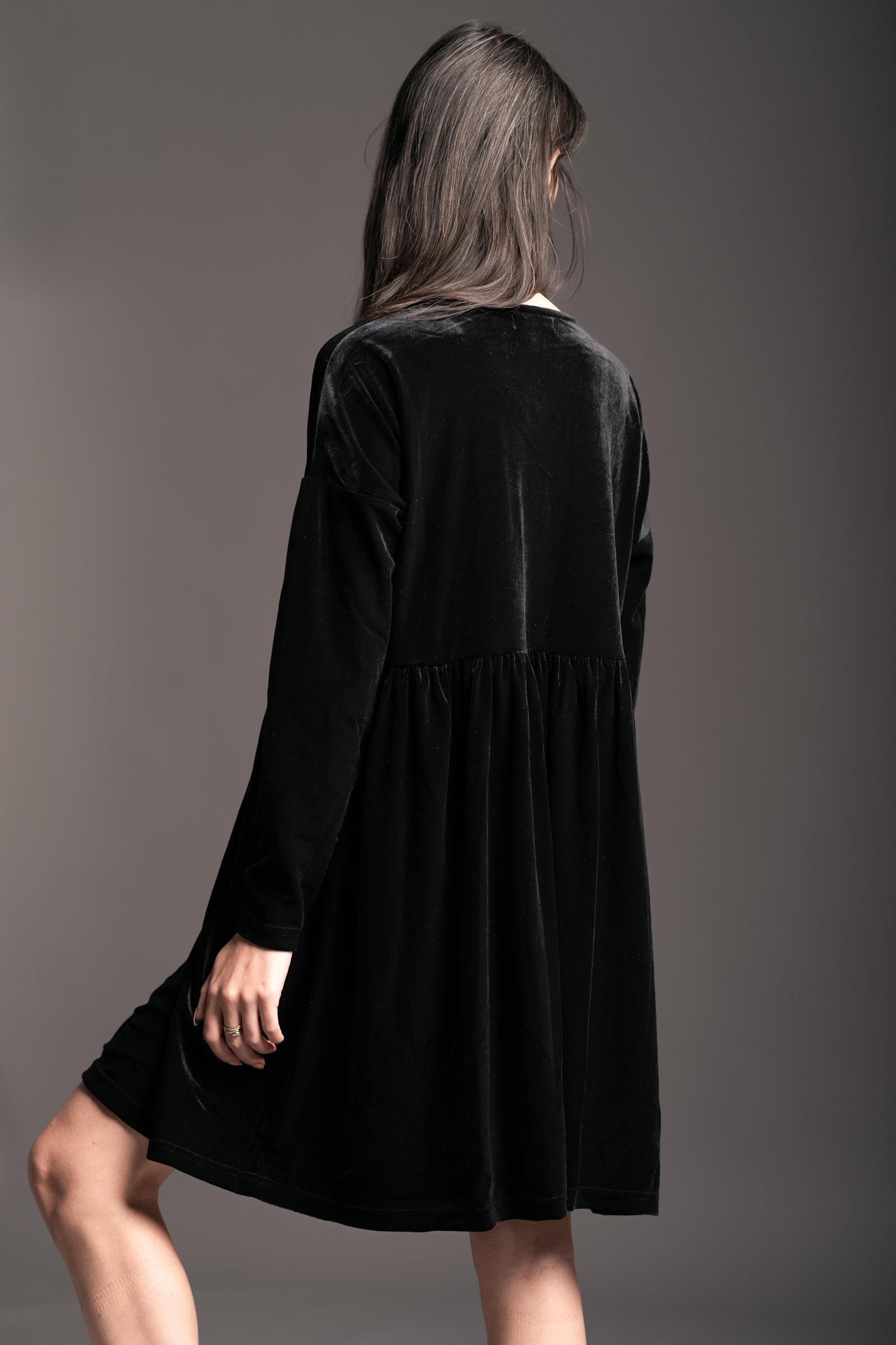 Velvet Underground Black Smock