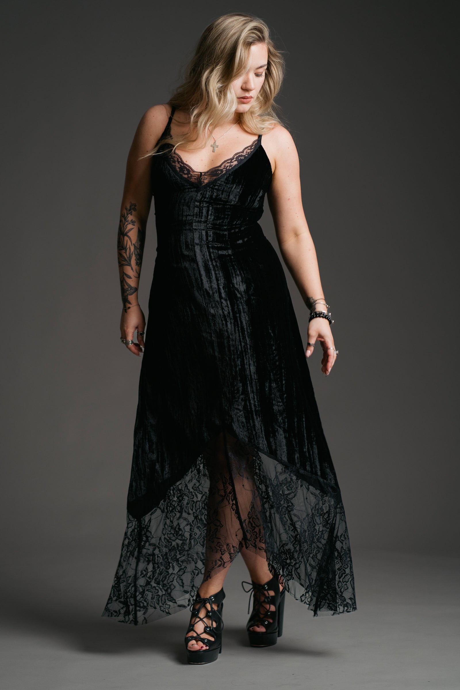 Wild Heart Velvet Slip Dress