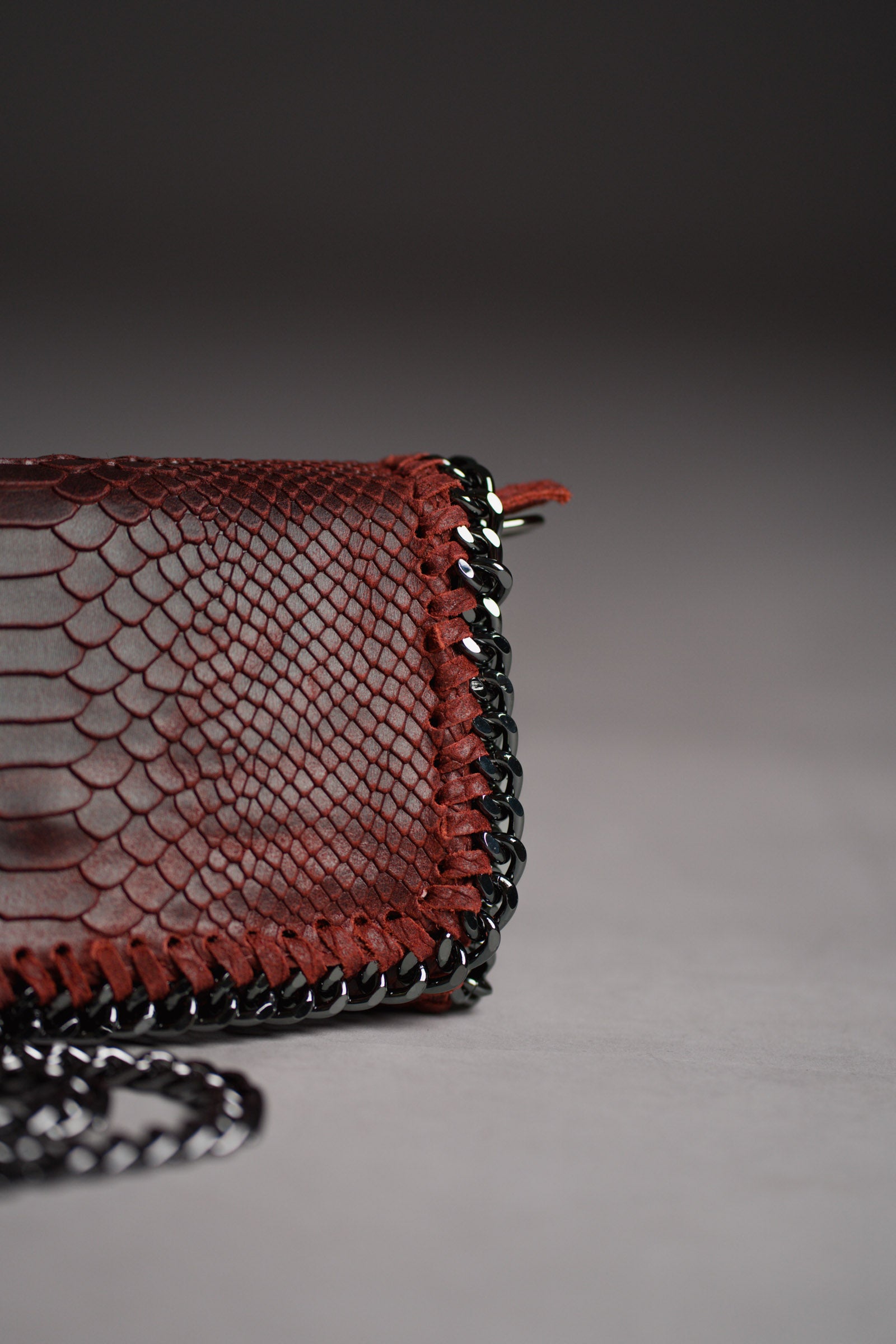 Lennox Snakeskin Bag