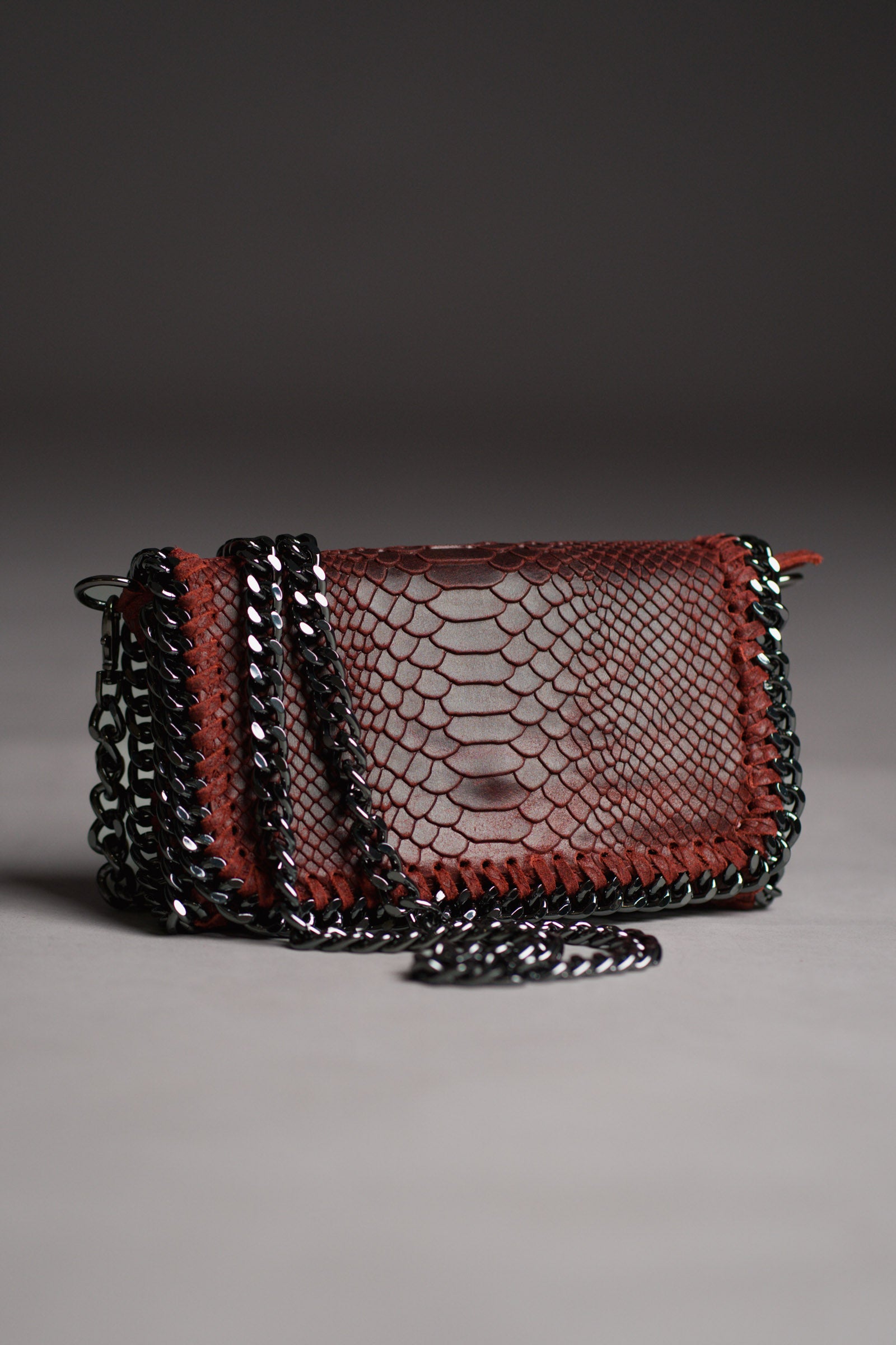 Lennox Snakeskin Bag