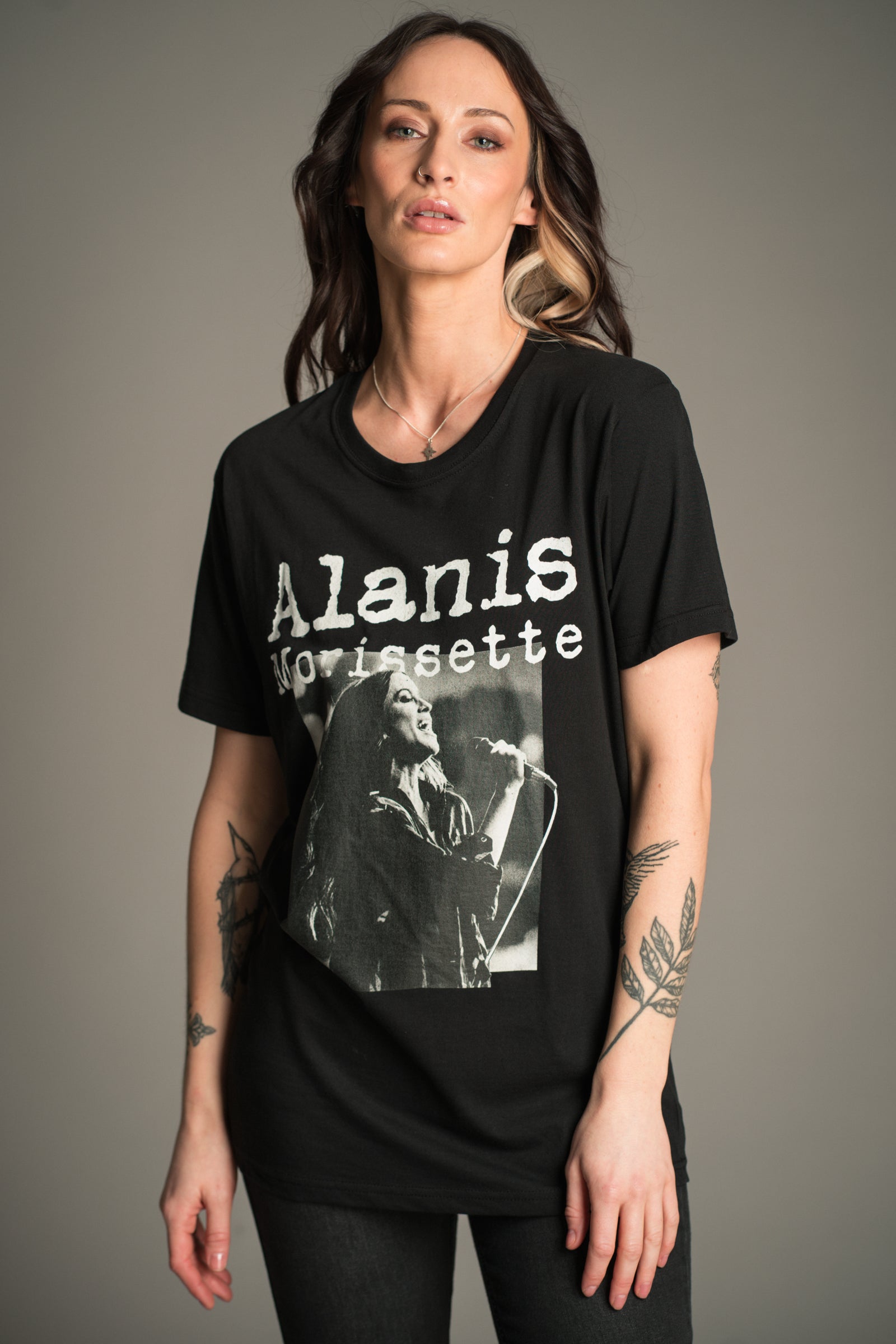 Alanis Morissette Black Band T-Shirt | Little Lies