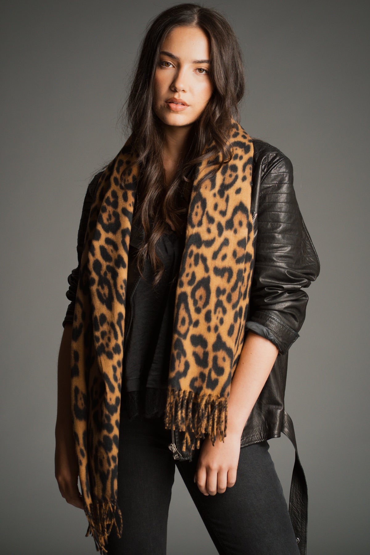 Leopard Blanket Scarf