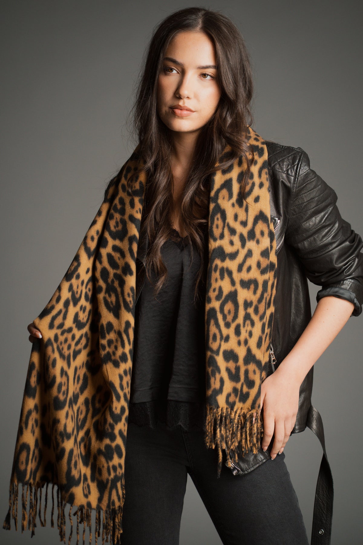 Leopard Blanket Scarf