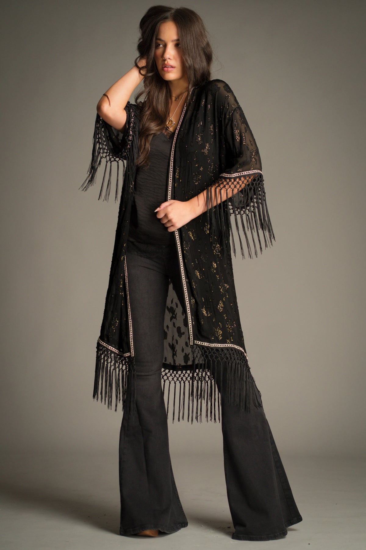 Electric Lady Studded Kimono