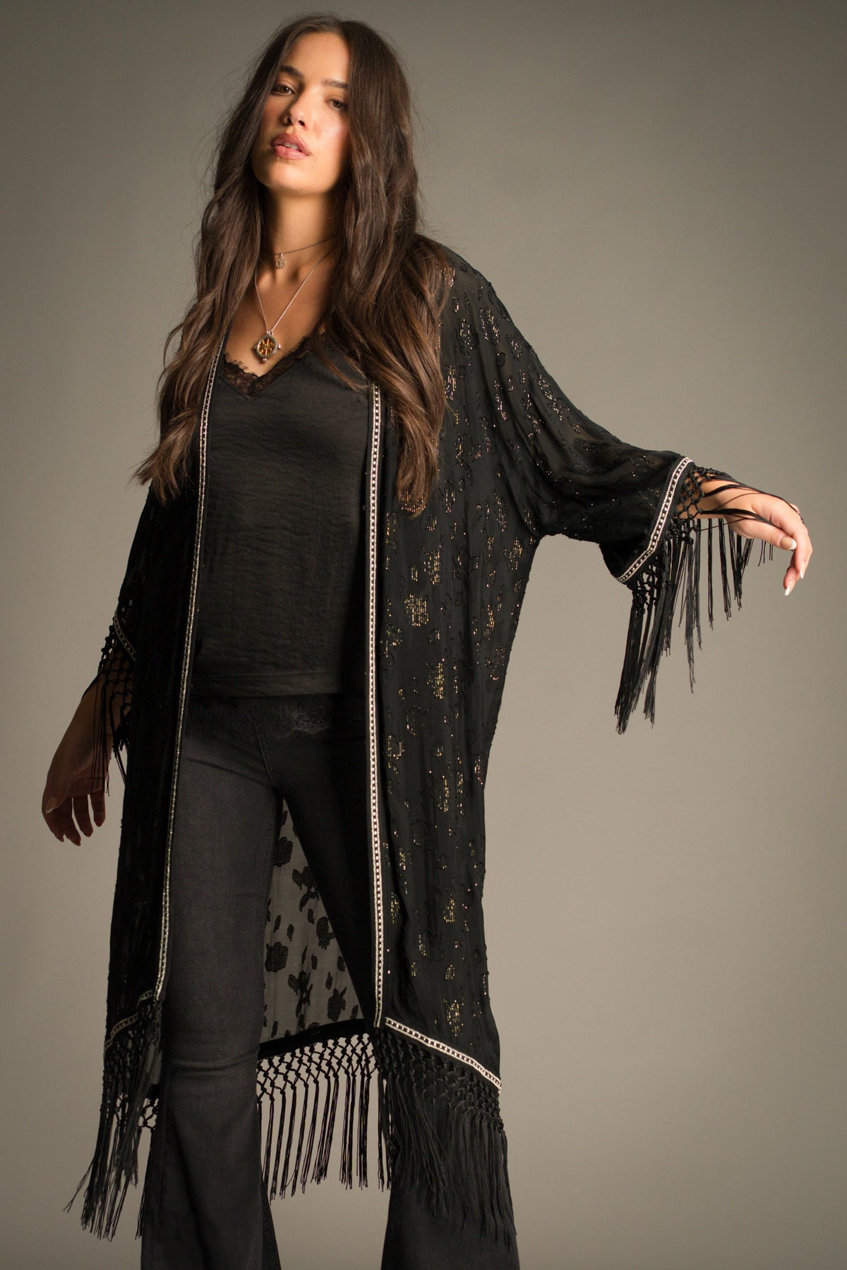 Electric Lady Studded Kimono