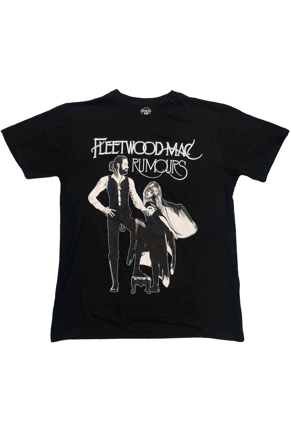 Fleetwood Mac Black Rumours Band T-Shirt front product view