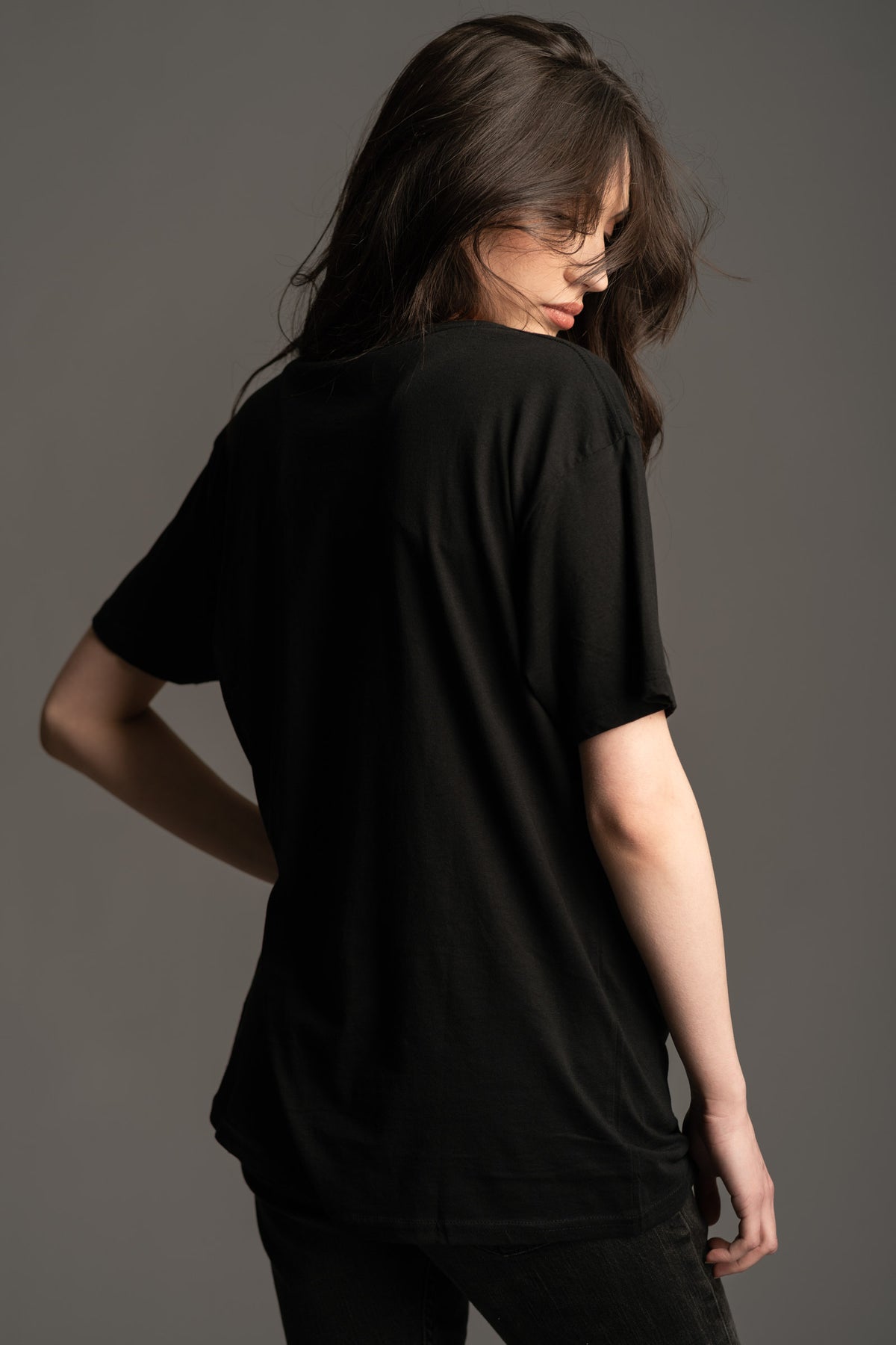 Back view of Fleetwood Mac Dove black band T-Shirt